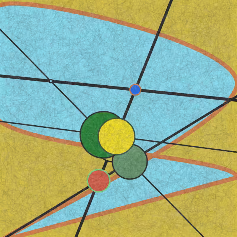 Midcentury Modern Martian Clock #28