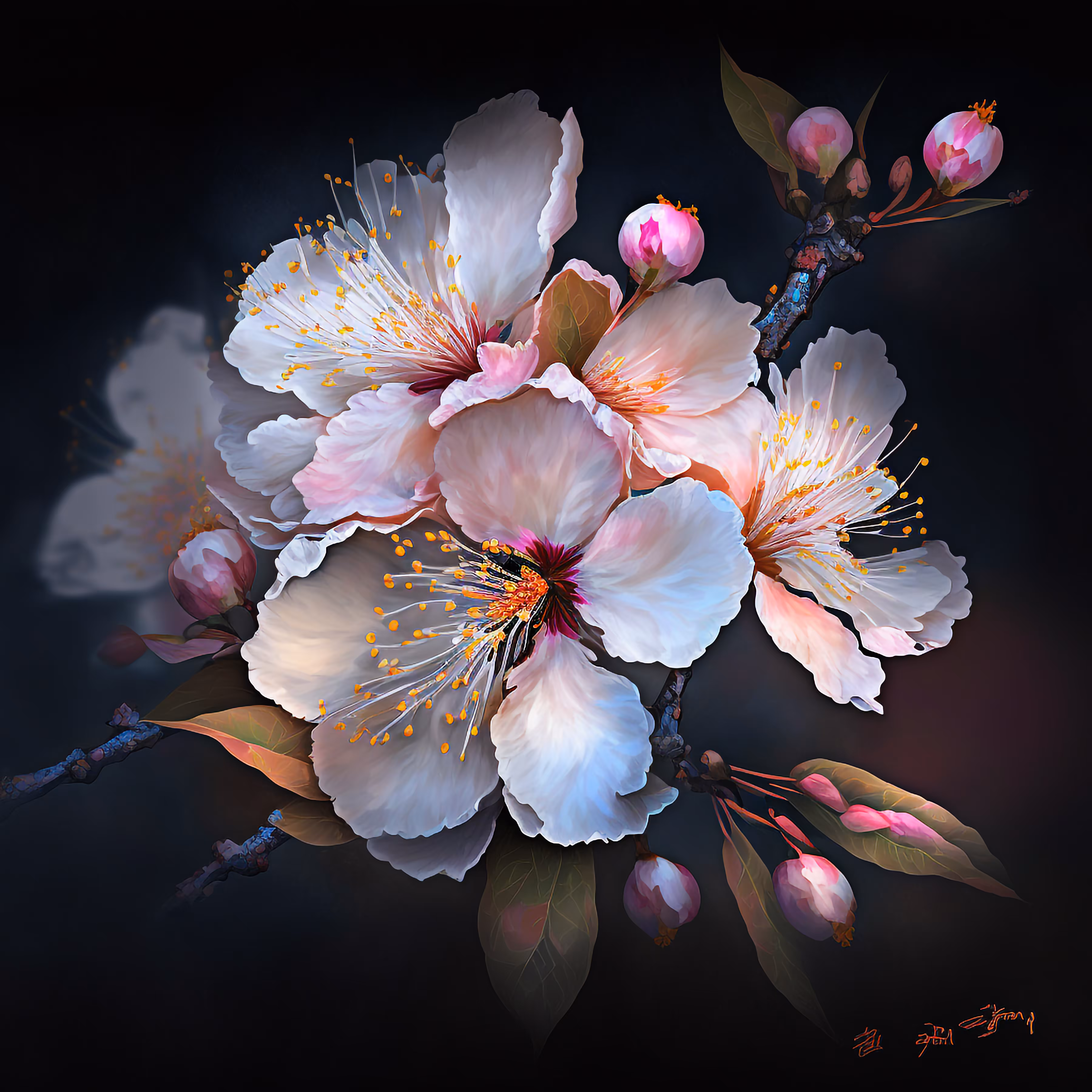White cherry BlOSSOM