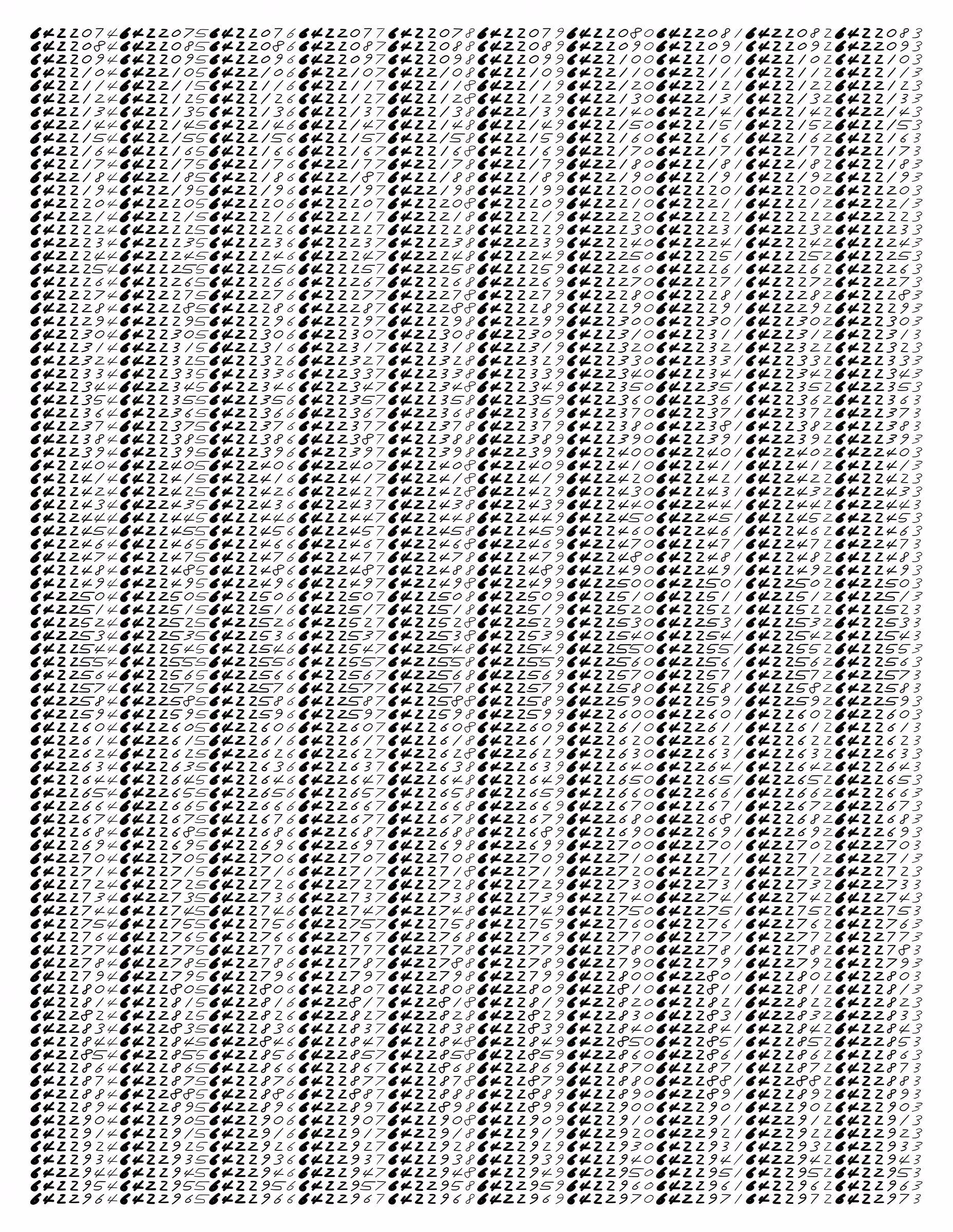 Endless (5,607,250 to Infinity) #2804
