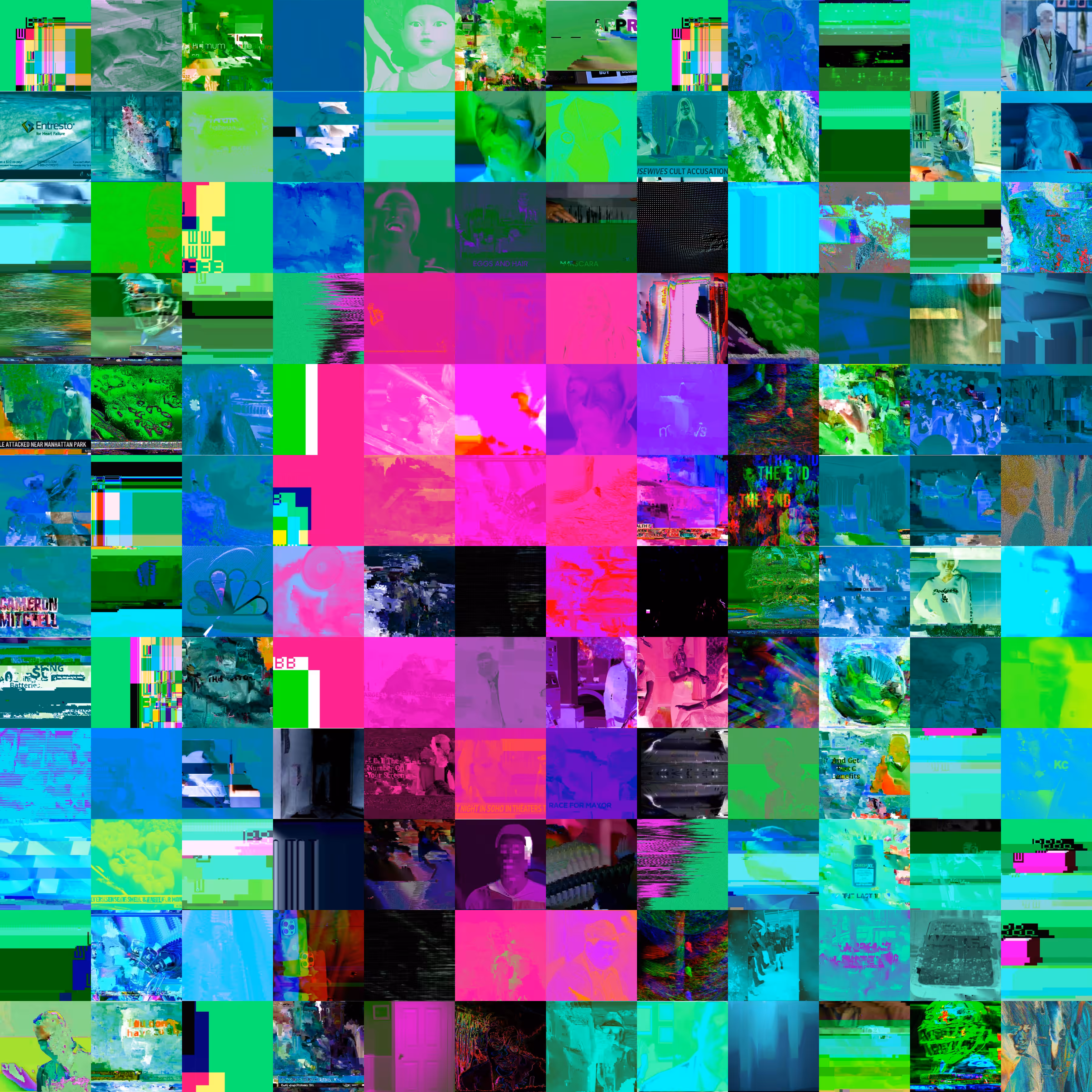 Glitch Quilt DOS Punk X