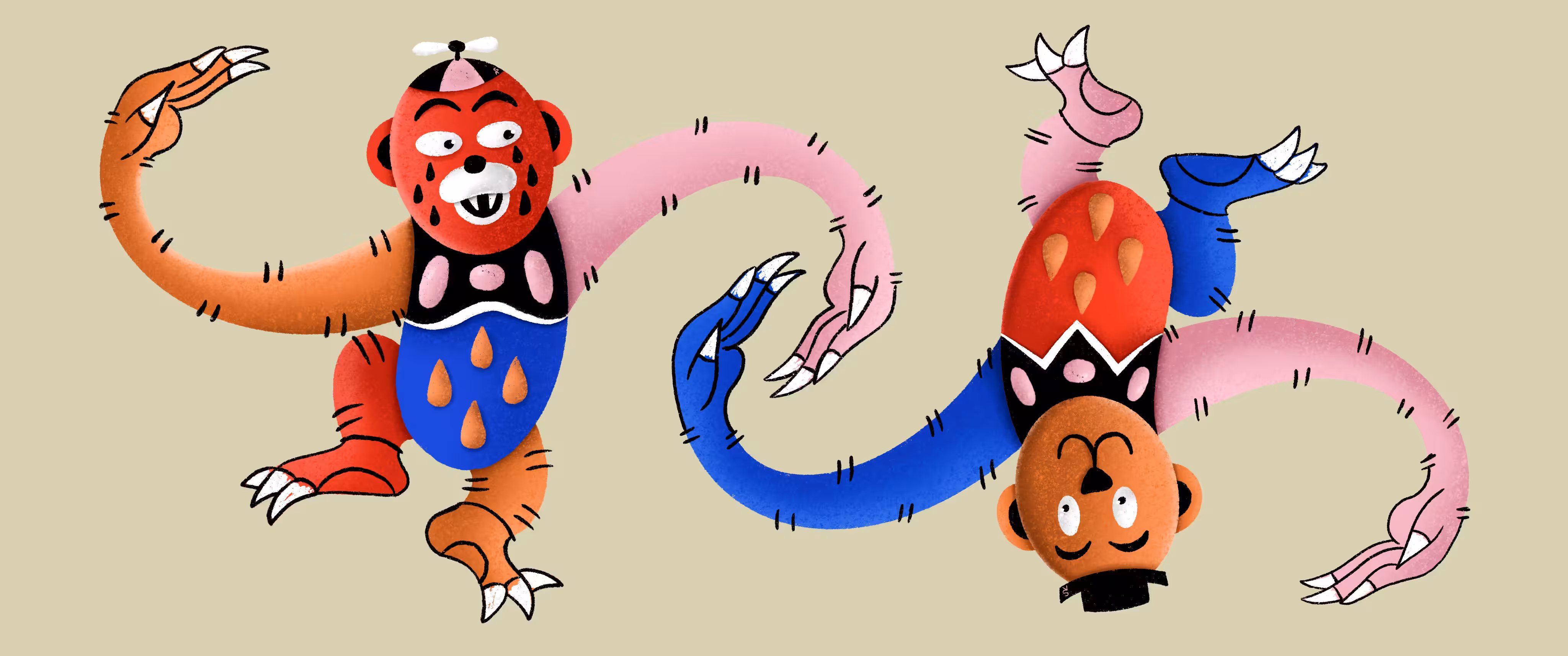 Monkeys got out of the barrell