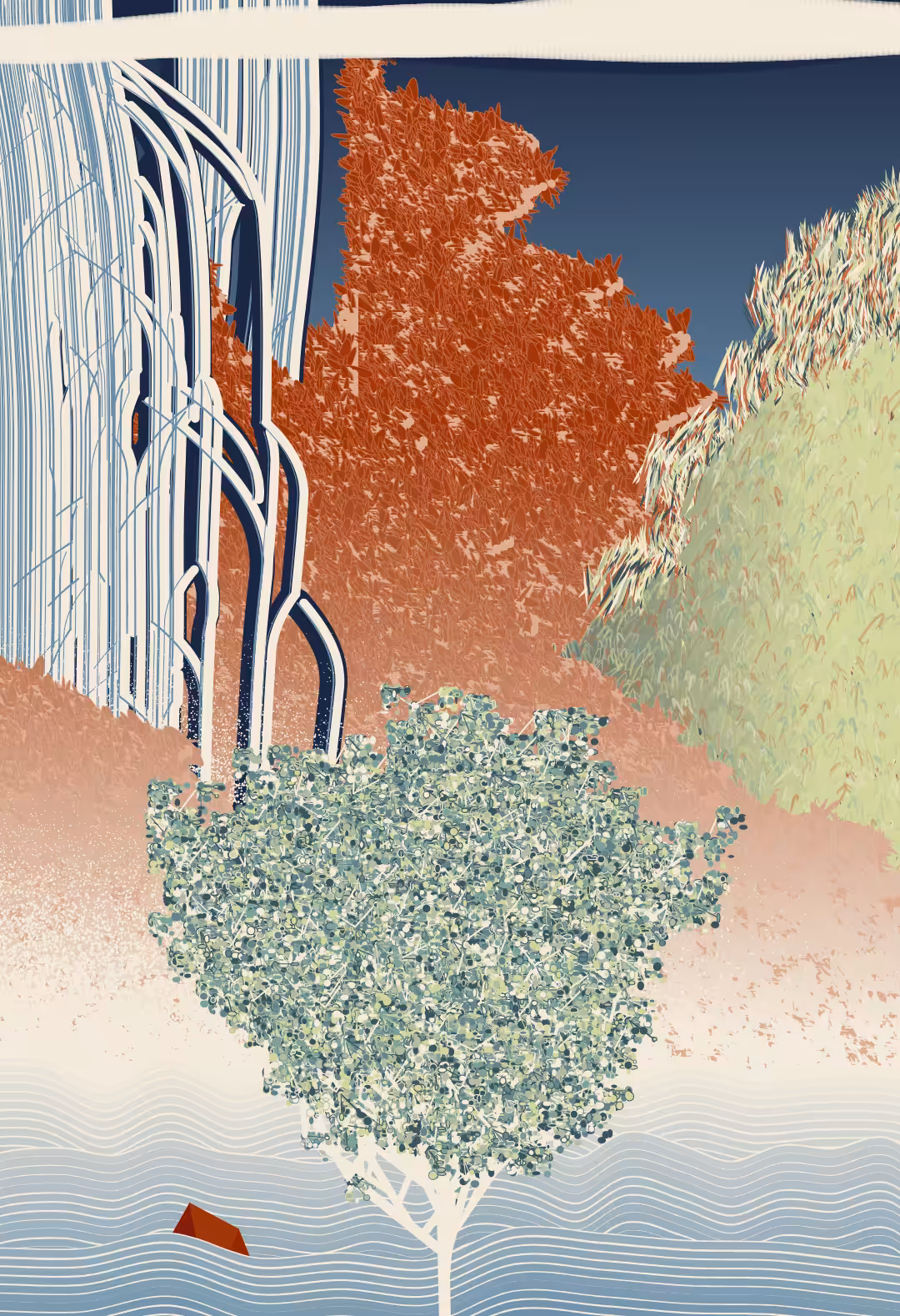 LACMA: ROTF Vol. 2 Monica Rizzolli A Tour of Hypothetical Waterfalls #3