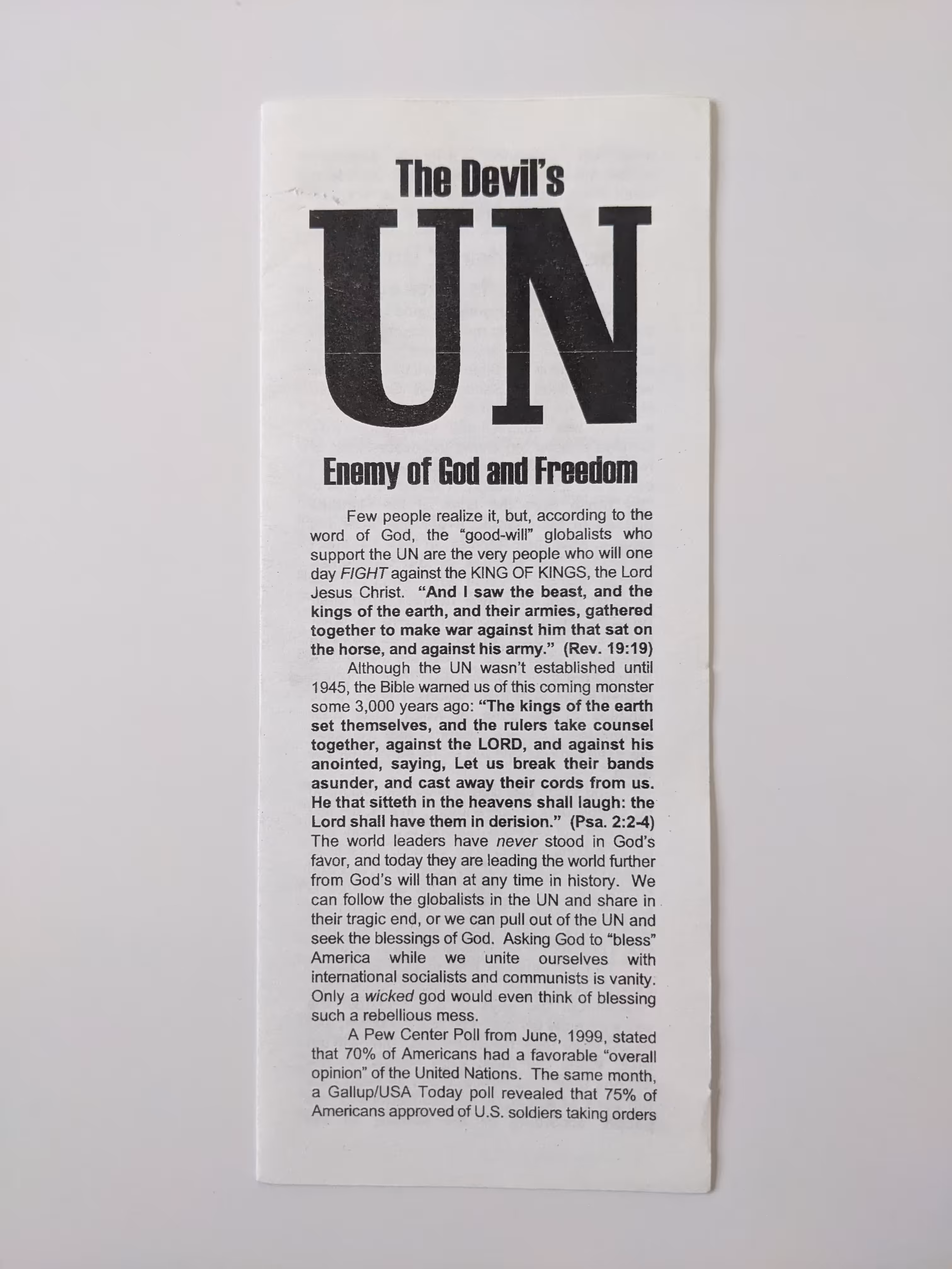 The Devil's UN