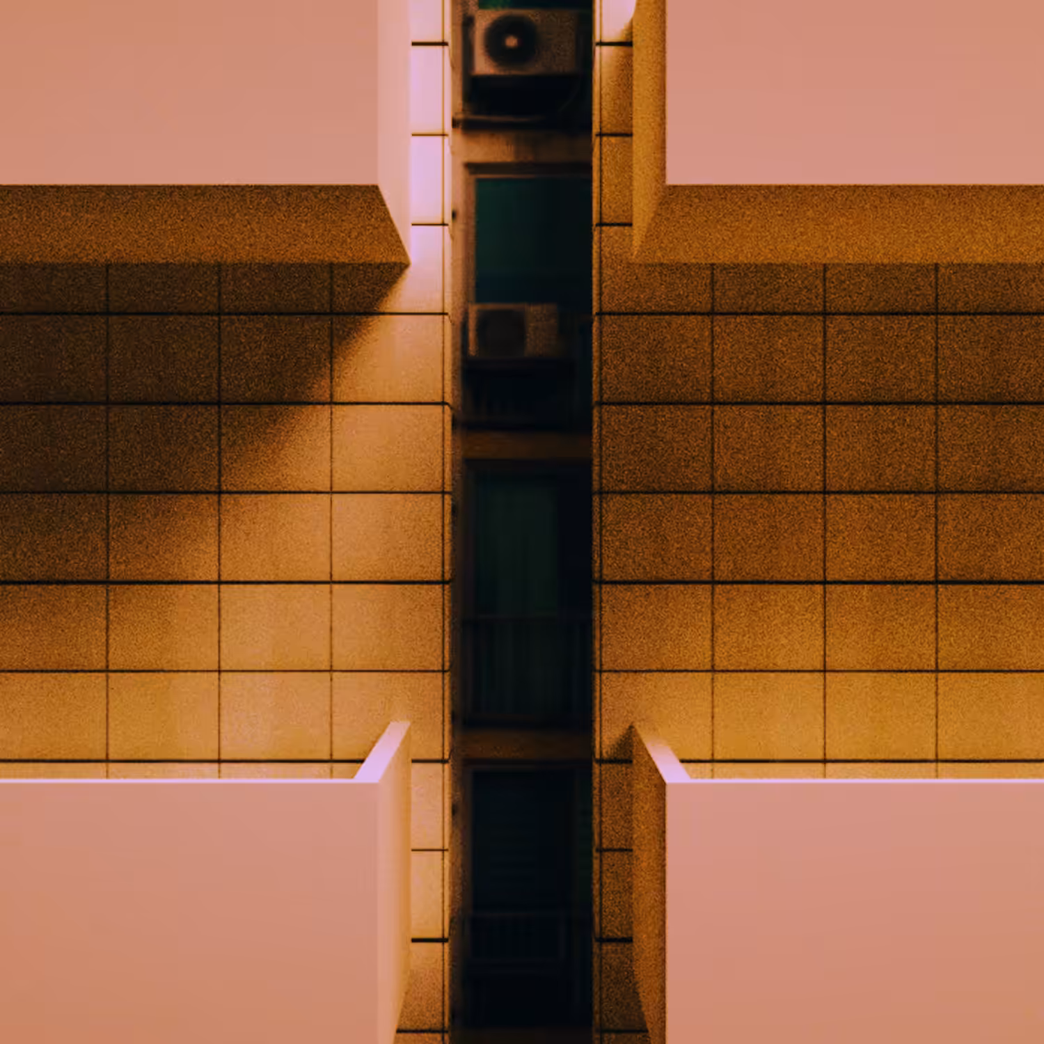 distorted.