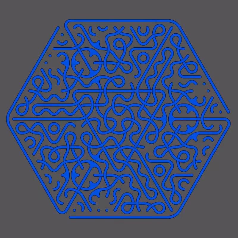 Threefold Symmetry - Dark Variations #484