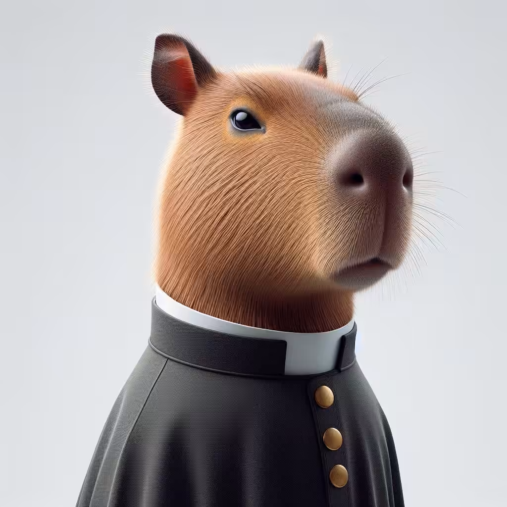 Capybara collection - Holy father  𐌠𐌠