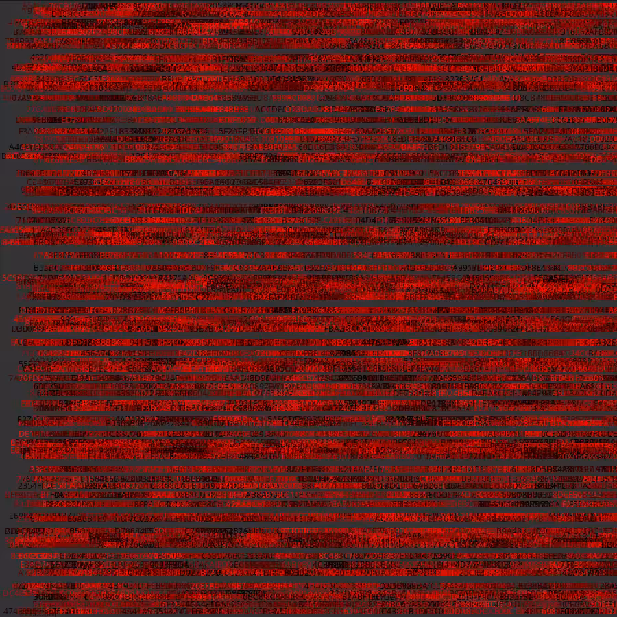 Painting by Random Hexadecimal Numbers #7