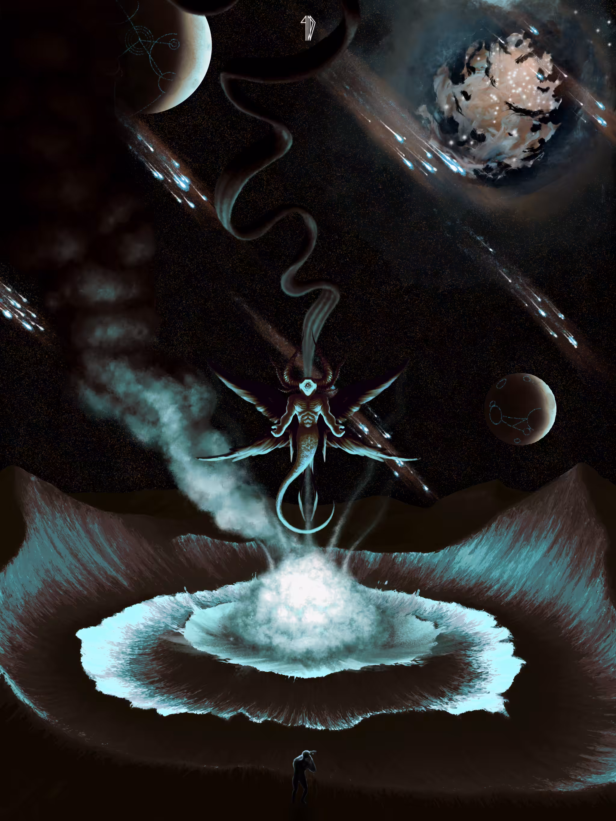 "Arrival of The Chimera Mother" Full Color 1/1