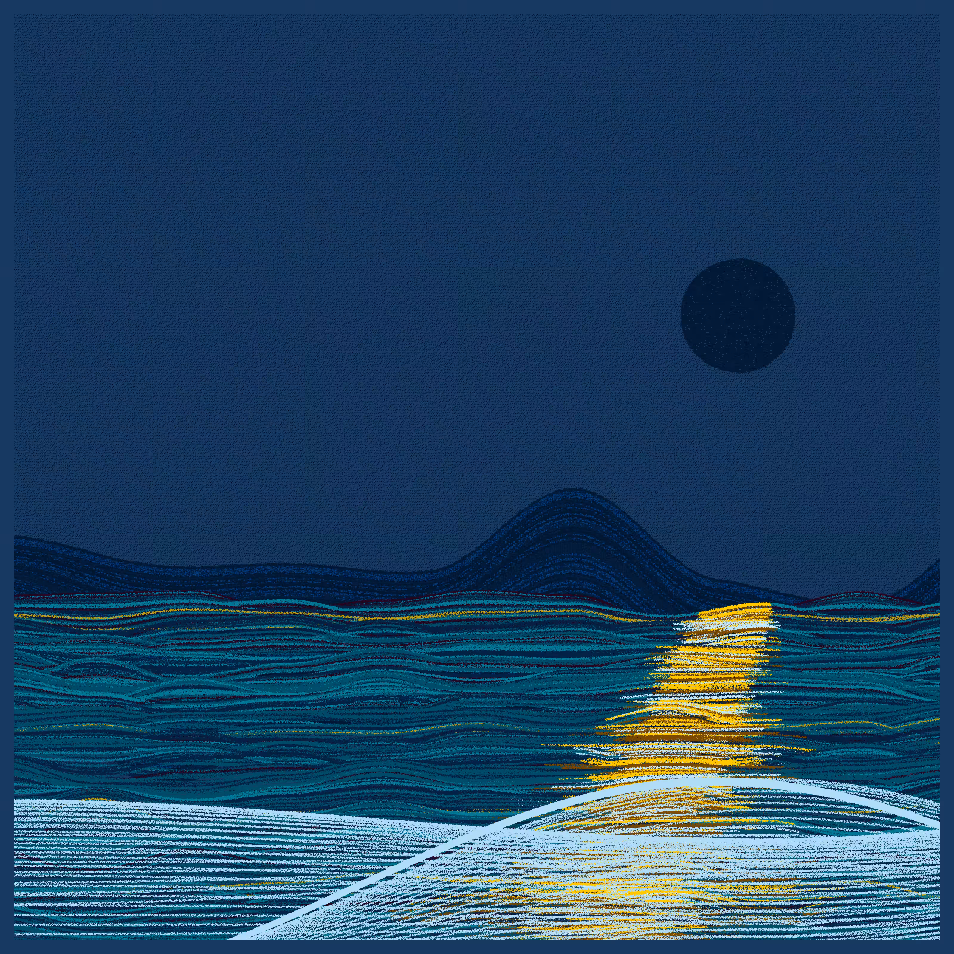 Moonlit Sea #226