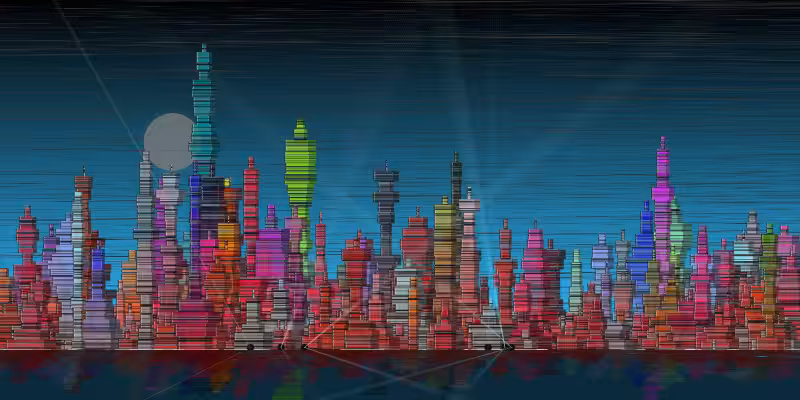 Fictional Cityscapes #74