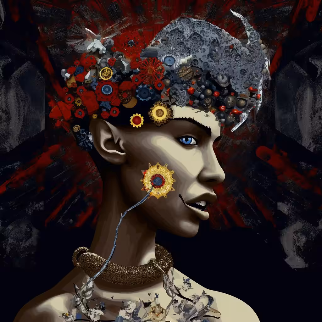Syntetic beauty: Woman portrait #46