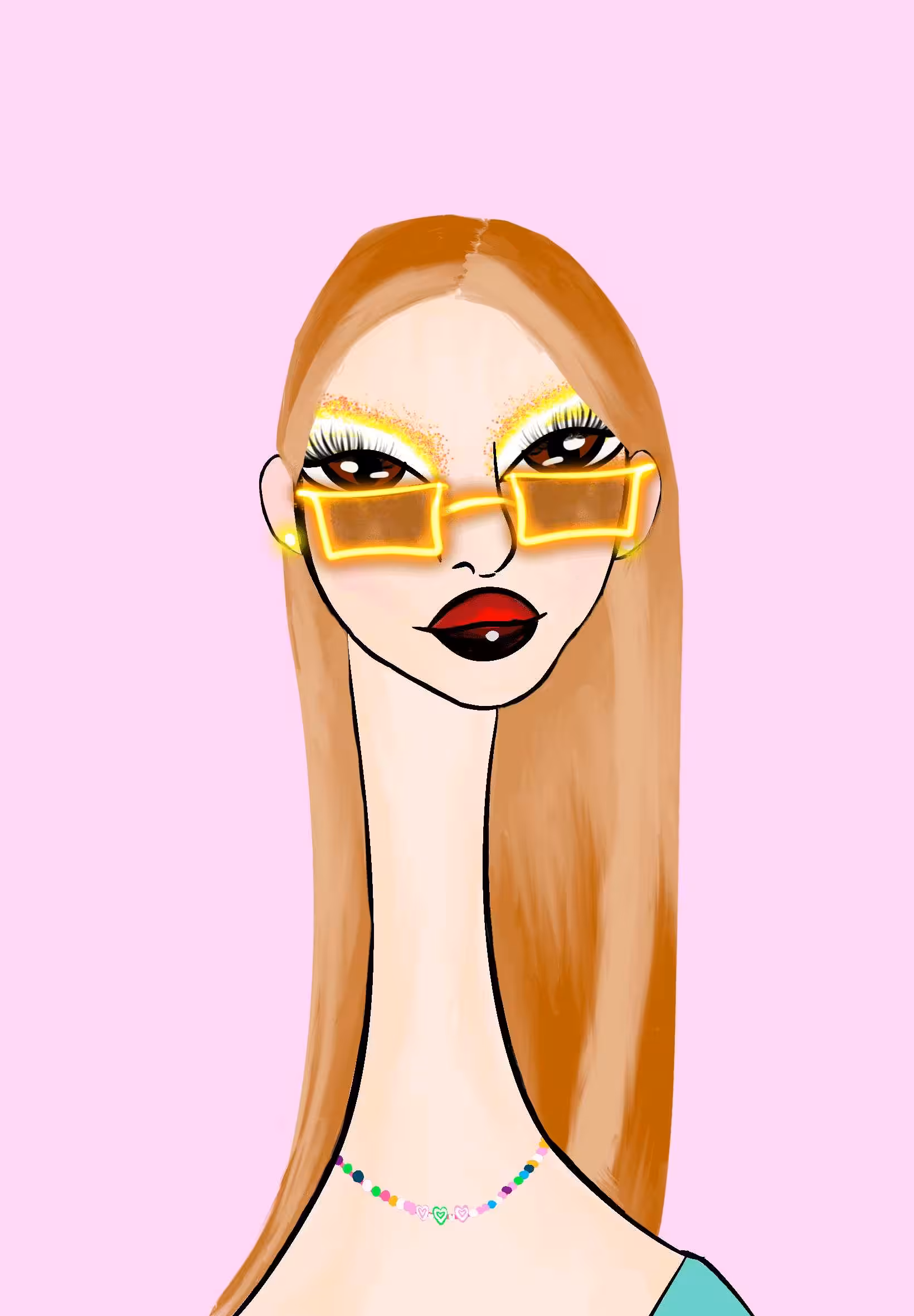 Long Neckie Lady #2301