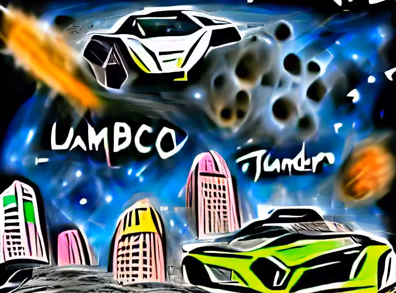 Abraham's First Works: lambo city space boom thunder