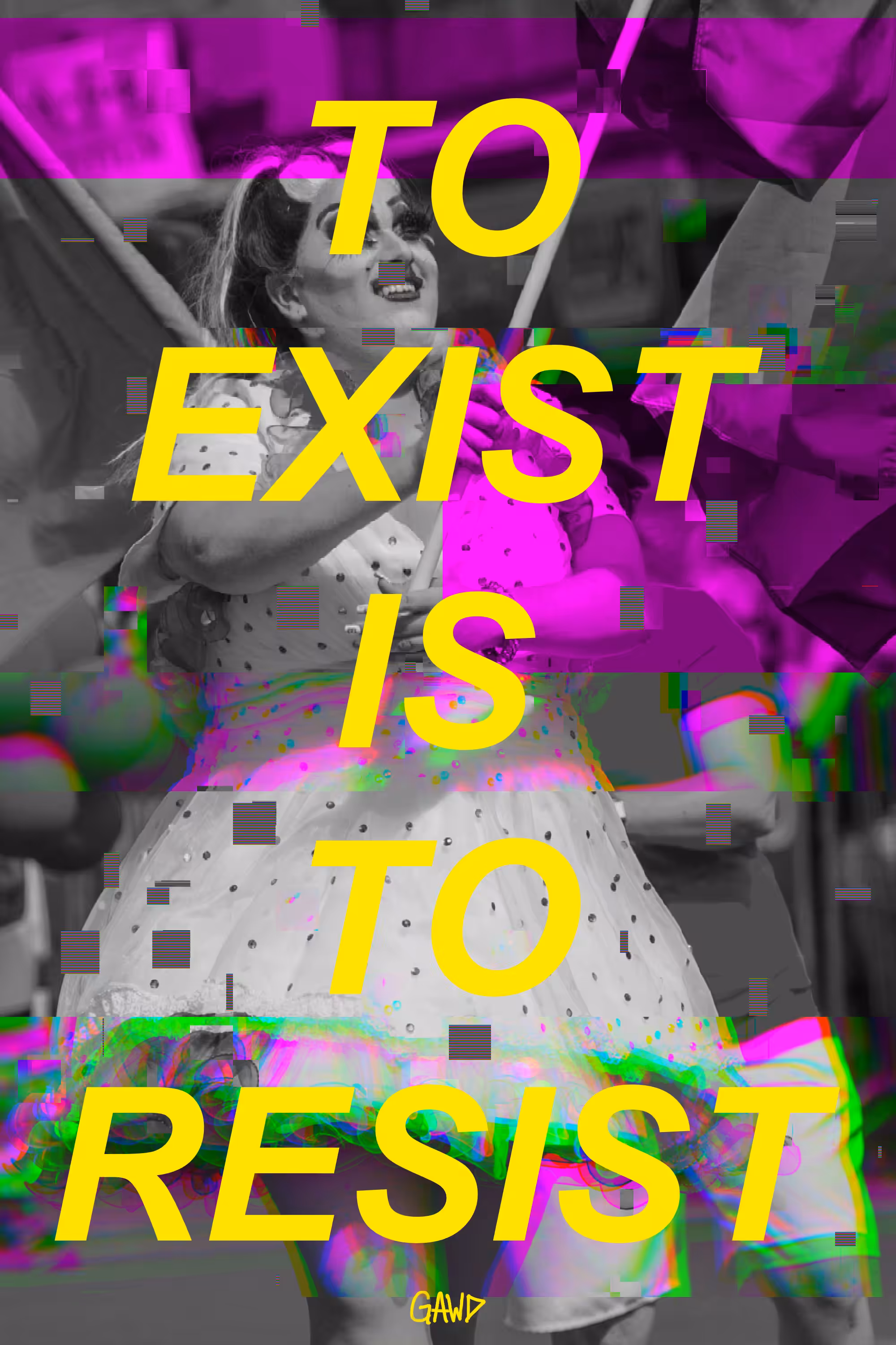 2025 DAILY ARTWORK: TO EXIST IS TO RESIST, STILL FRAME