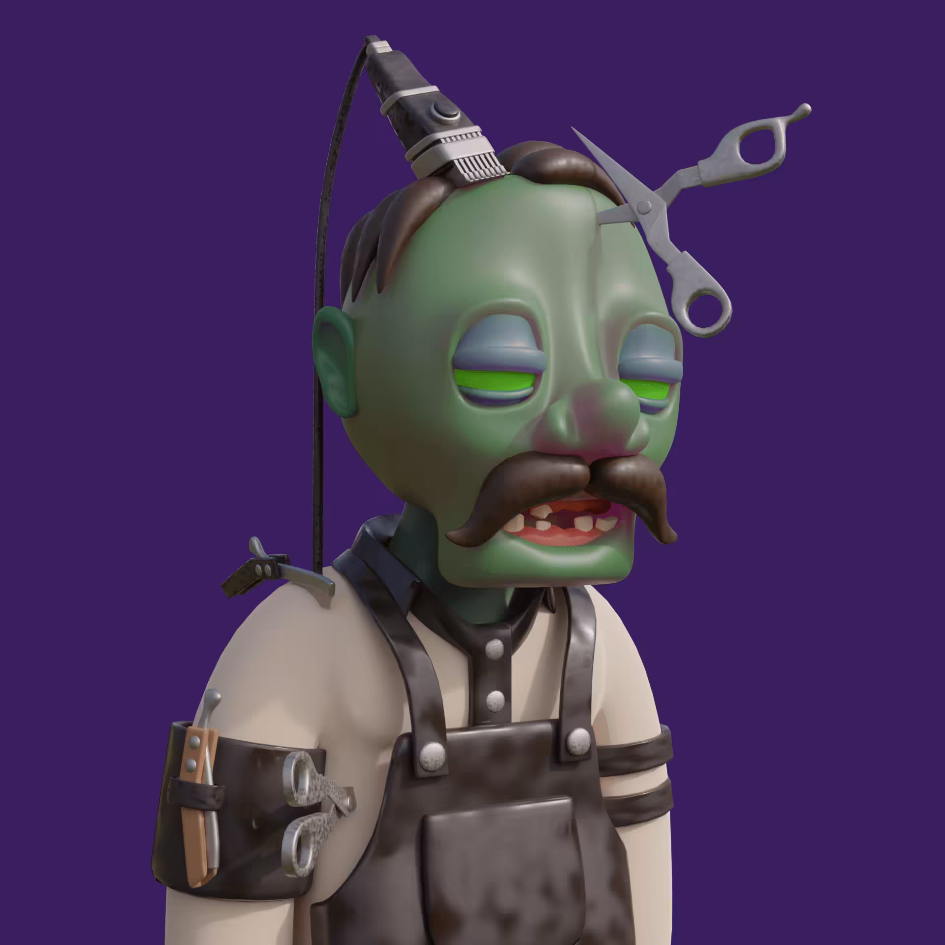 Zombie Villager 414 : Barber