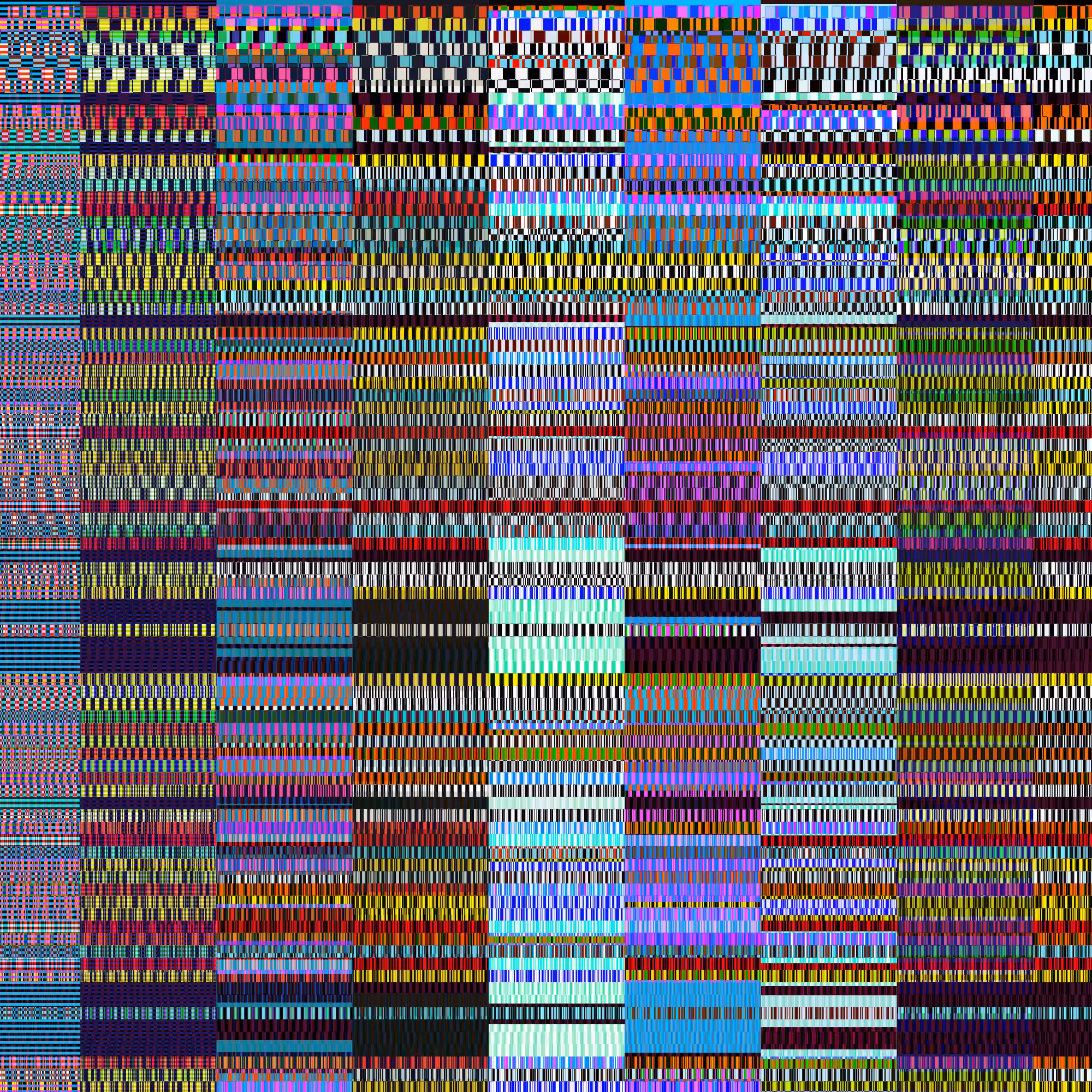 Glitchometry Stripes #78