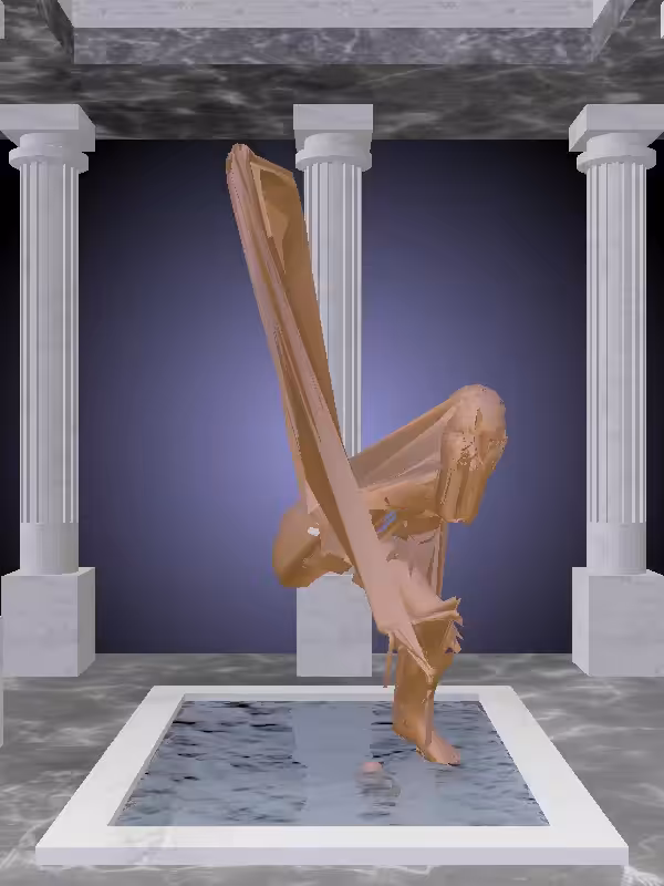 HeavenComputer: The Sneaky Metallic Brick Woman #4050