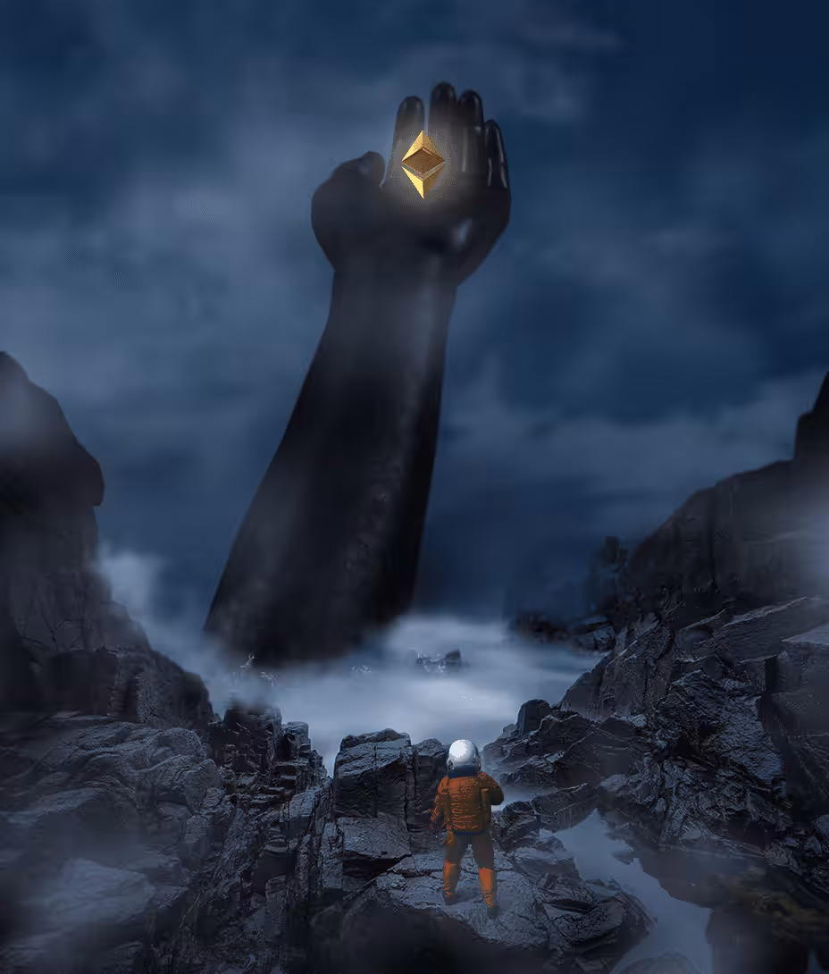 Giant ETH Hand