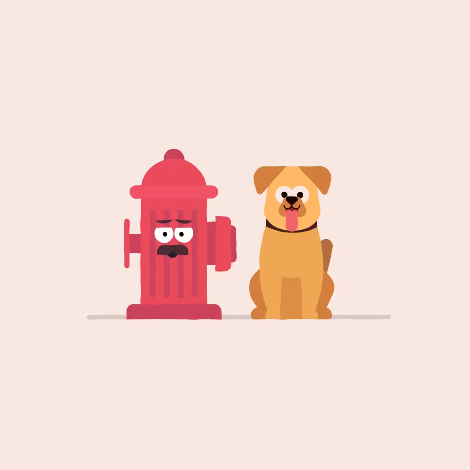 Dog vs. Fire Hydrant