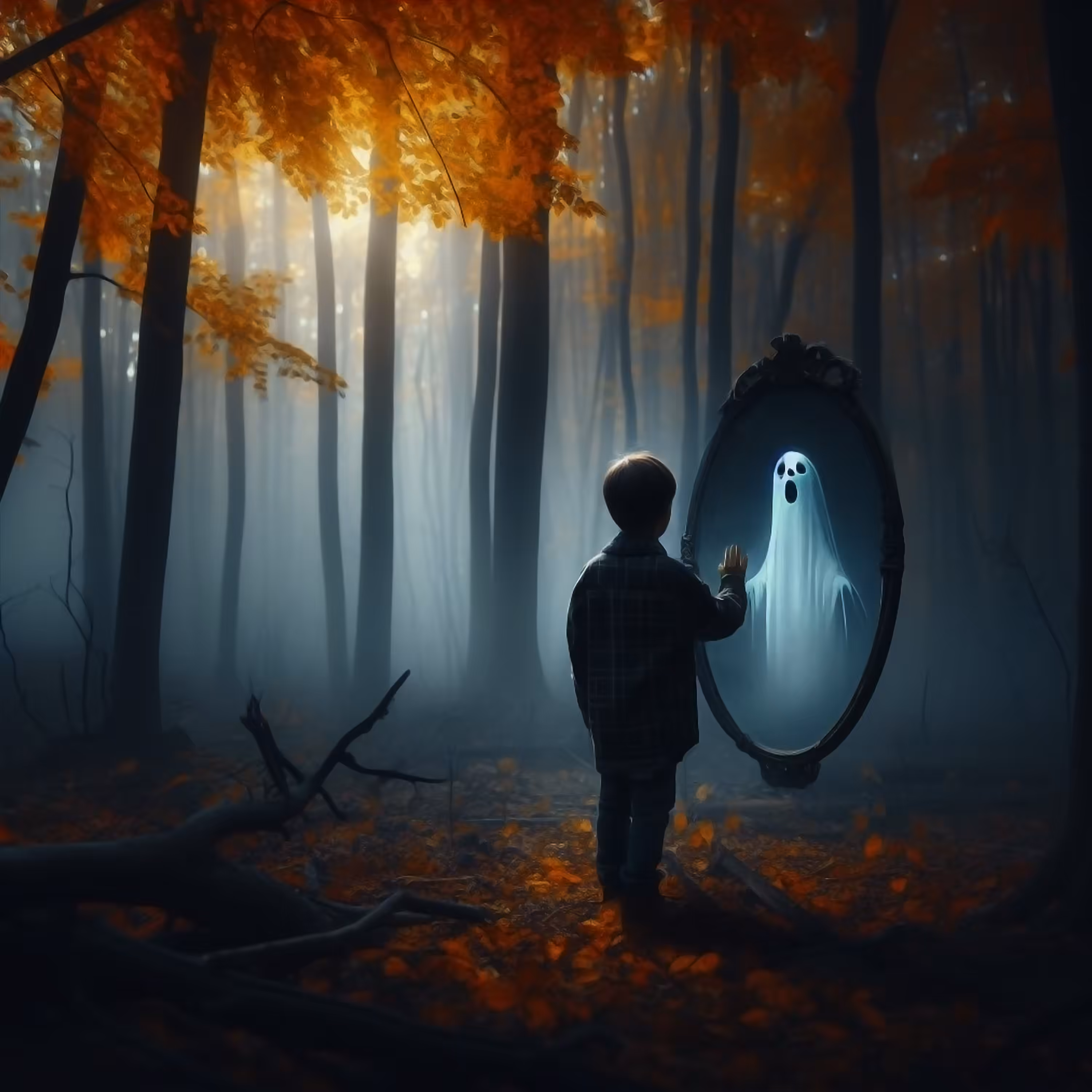 Ghost in the forest