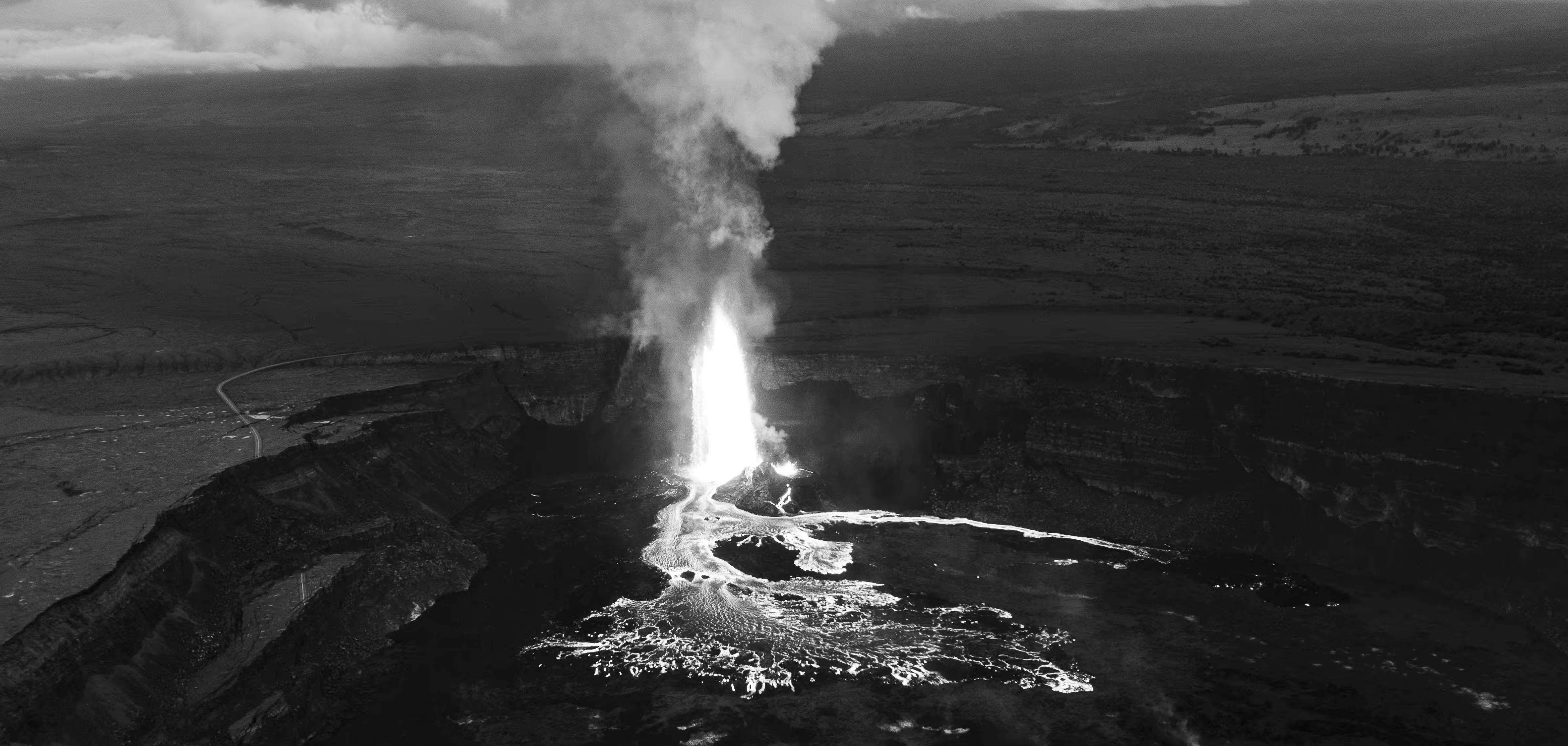 Kilauea Volcano from Above