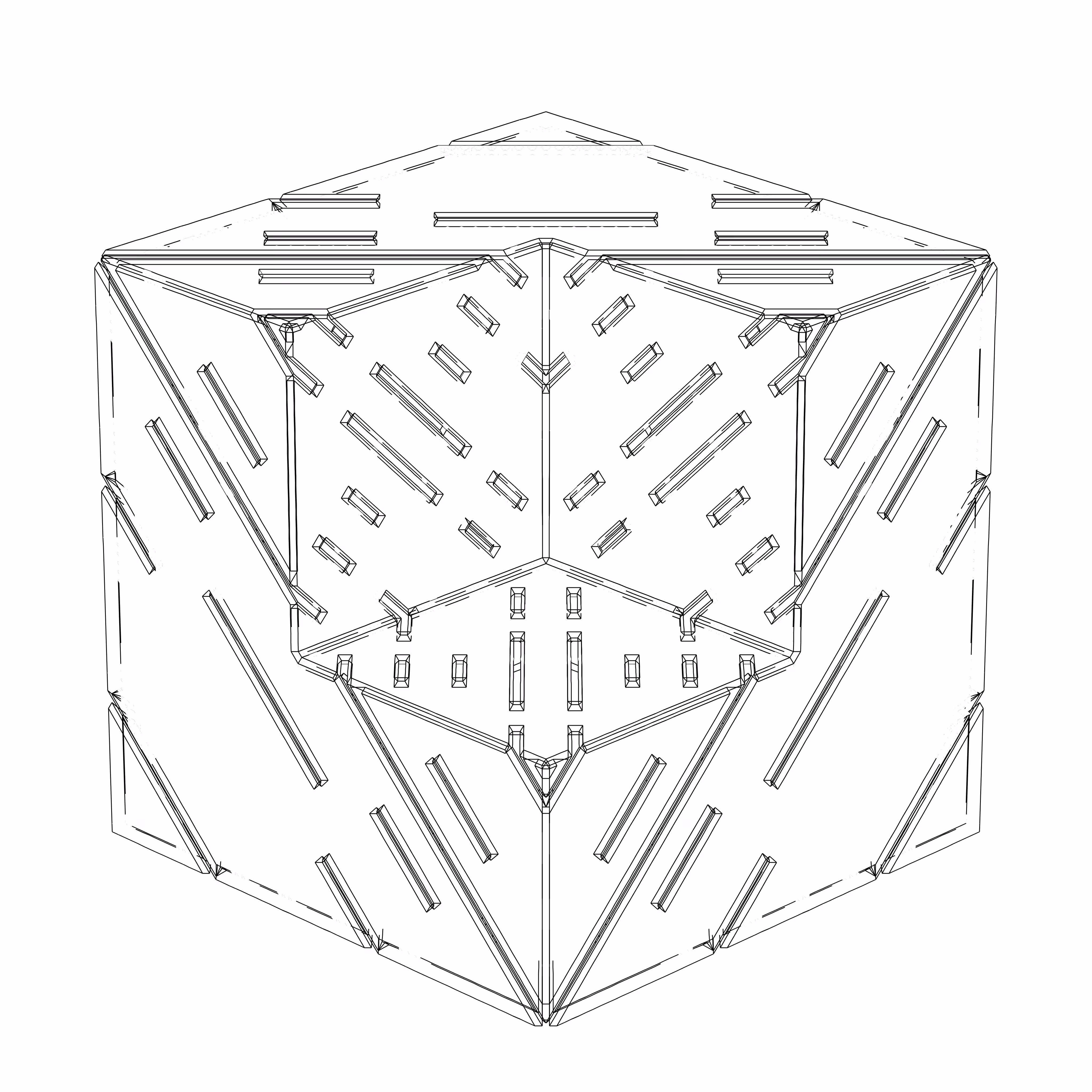 LL21 Alien Art Cube #407