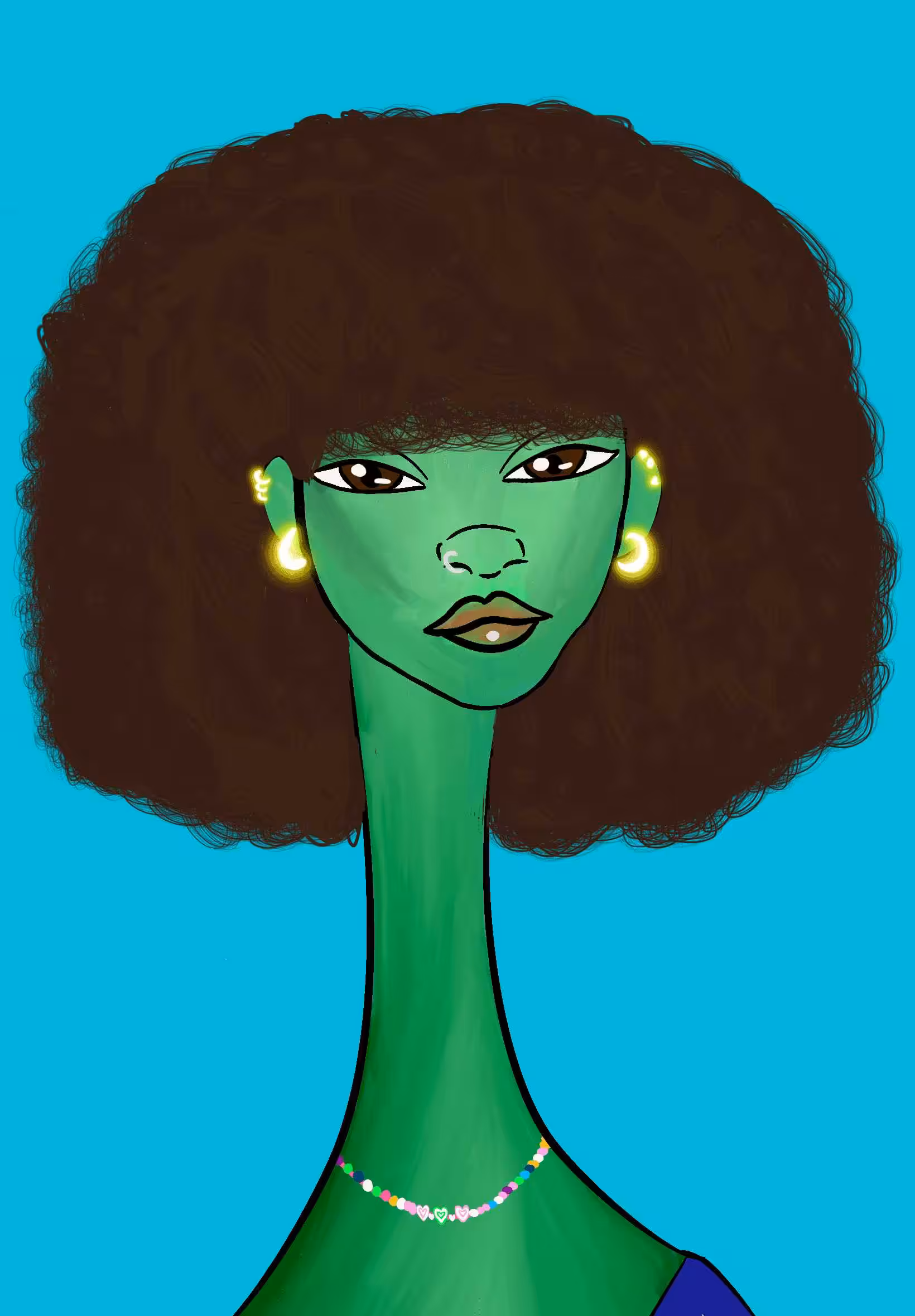 Long Neckie Lady #609