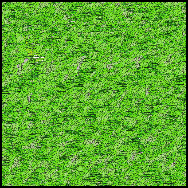 Flow Field Circles Triangle #93