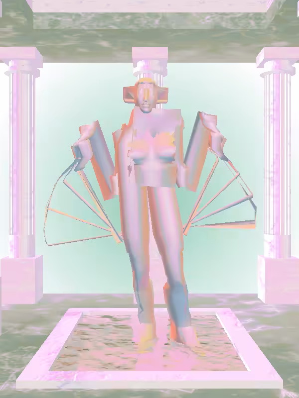 HeavenComputer: The Threatening Multichrome Haze Woman #1249