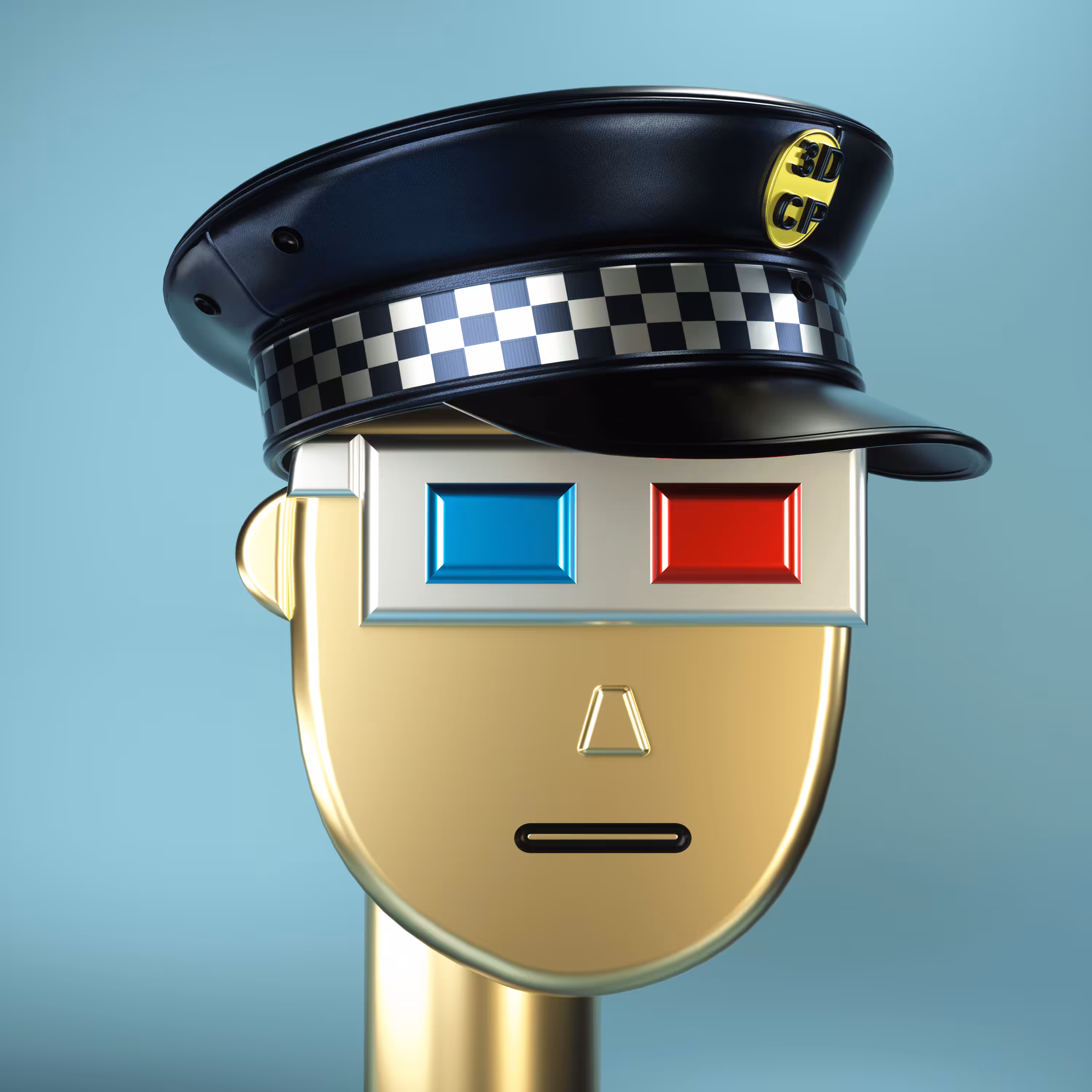 3D Chrome Punk #0781
