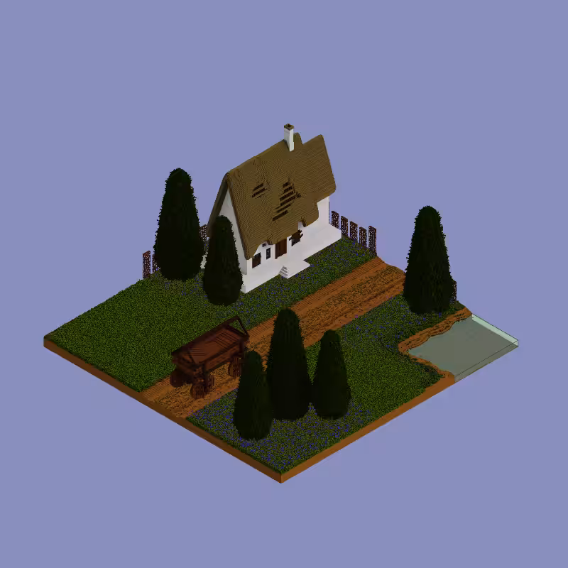 Pastel cottages #2 #10