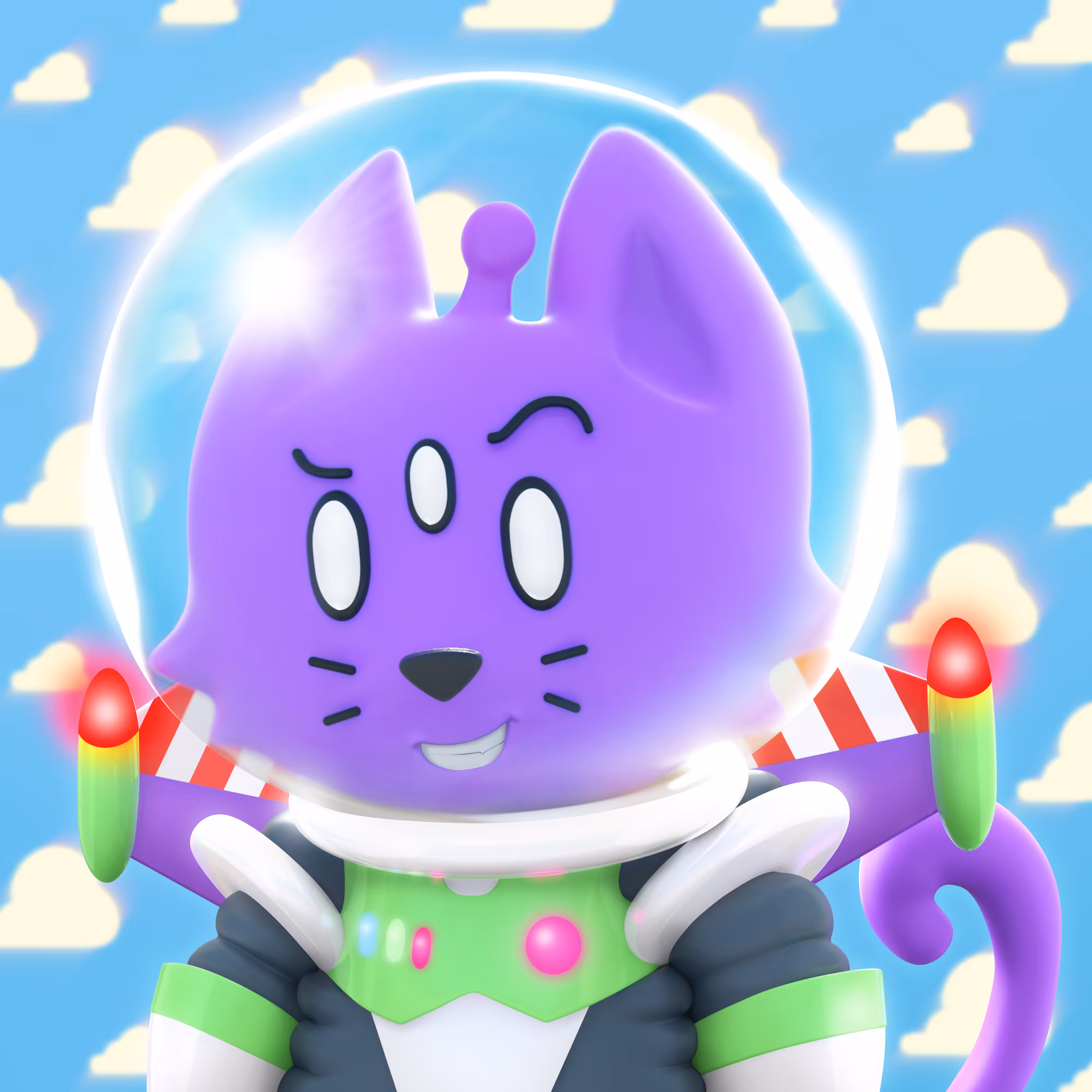 3D Cosmic Cats #2981