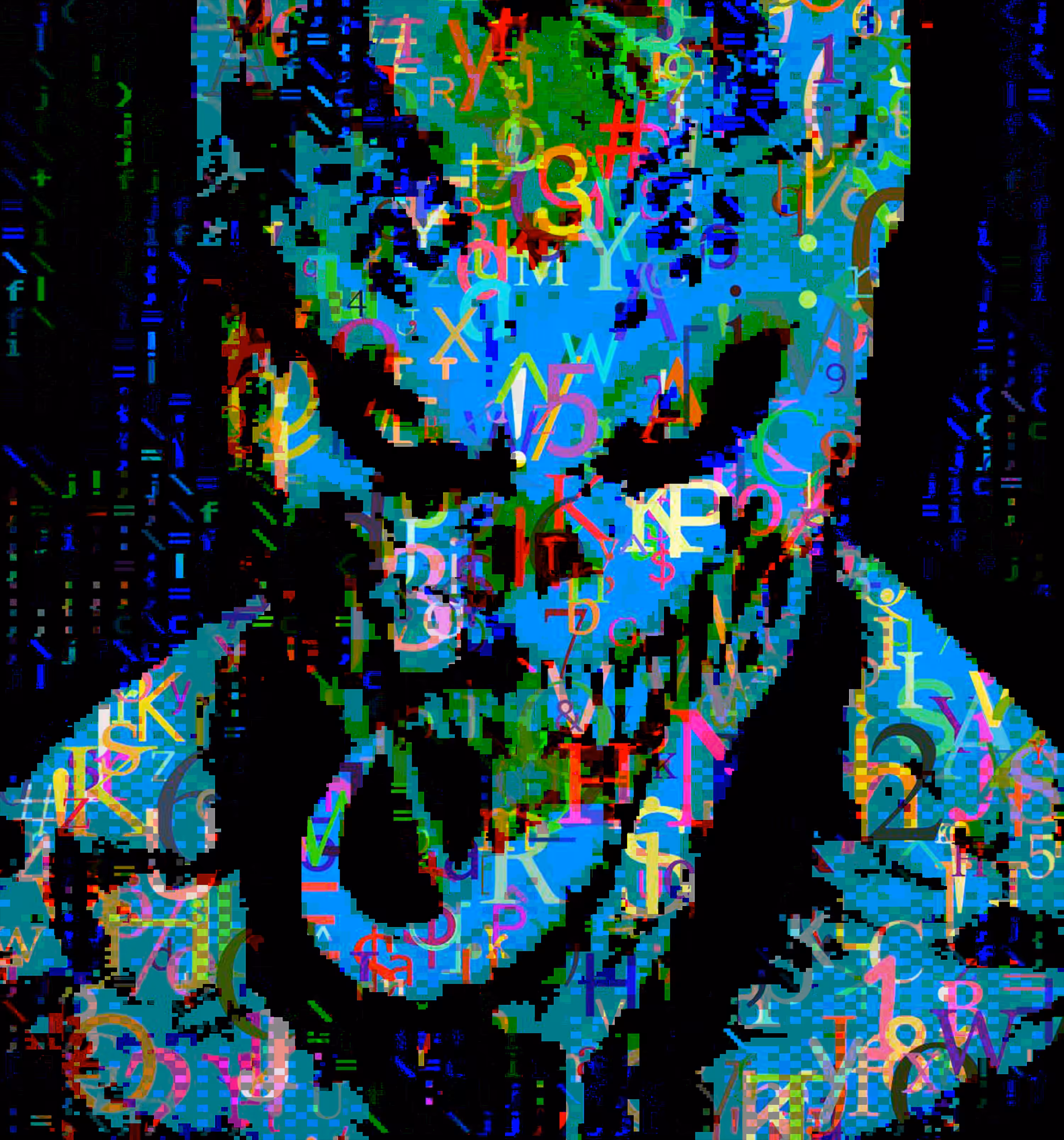 HellBoys Series ASCII and Pixel Demons and Monsters - Hell Boy #5. v.3.6.3