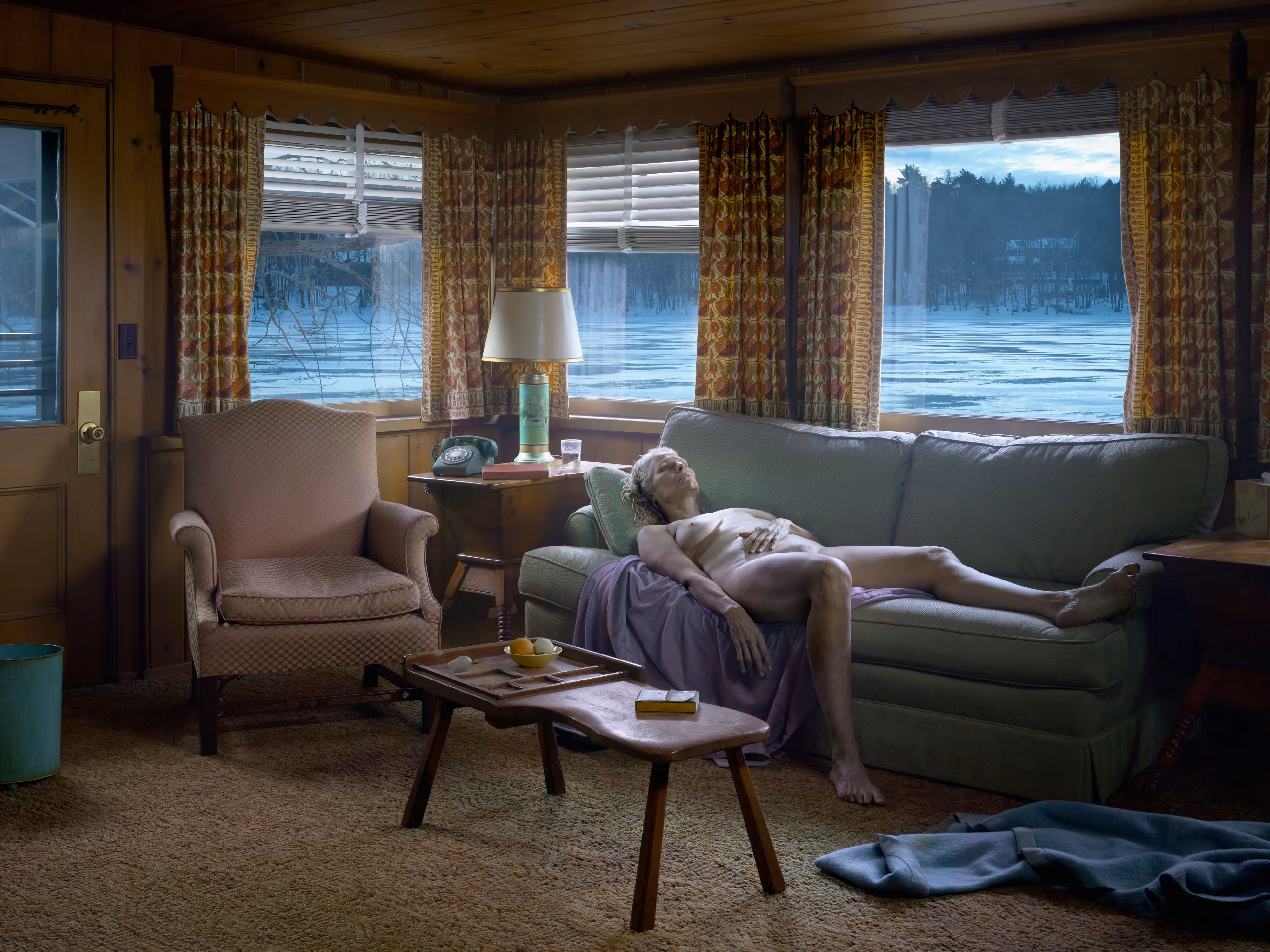 Reclining Woman on Sofa, 2014