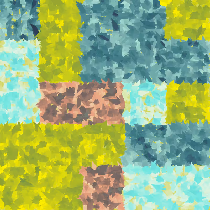 Watercolor Grid #17