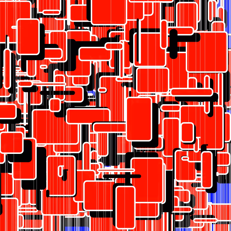 Red Rect 1950 #4