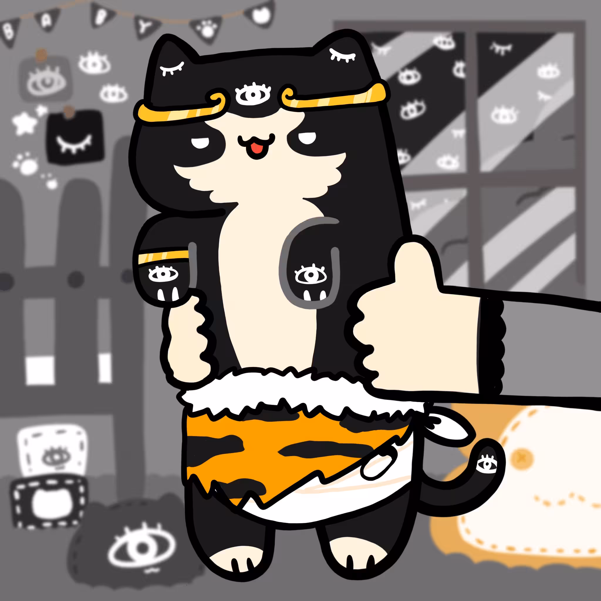 Baby long long cat #8