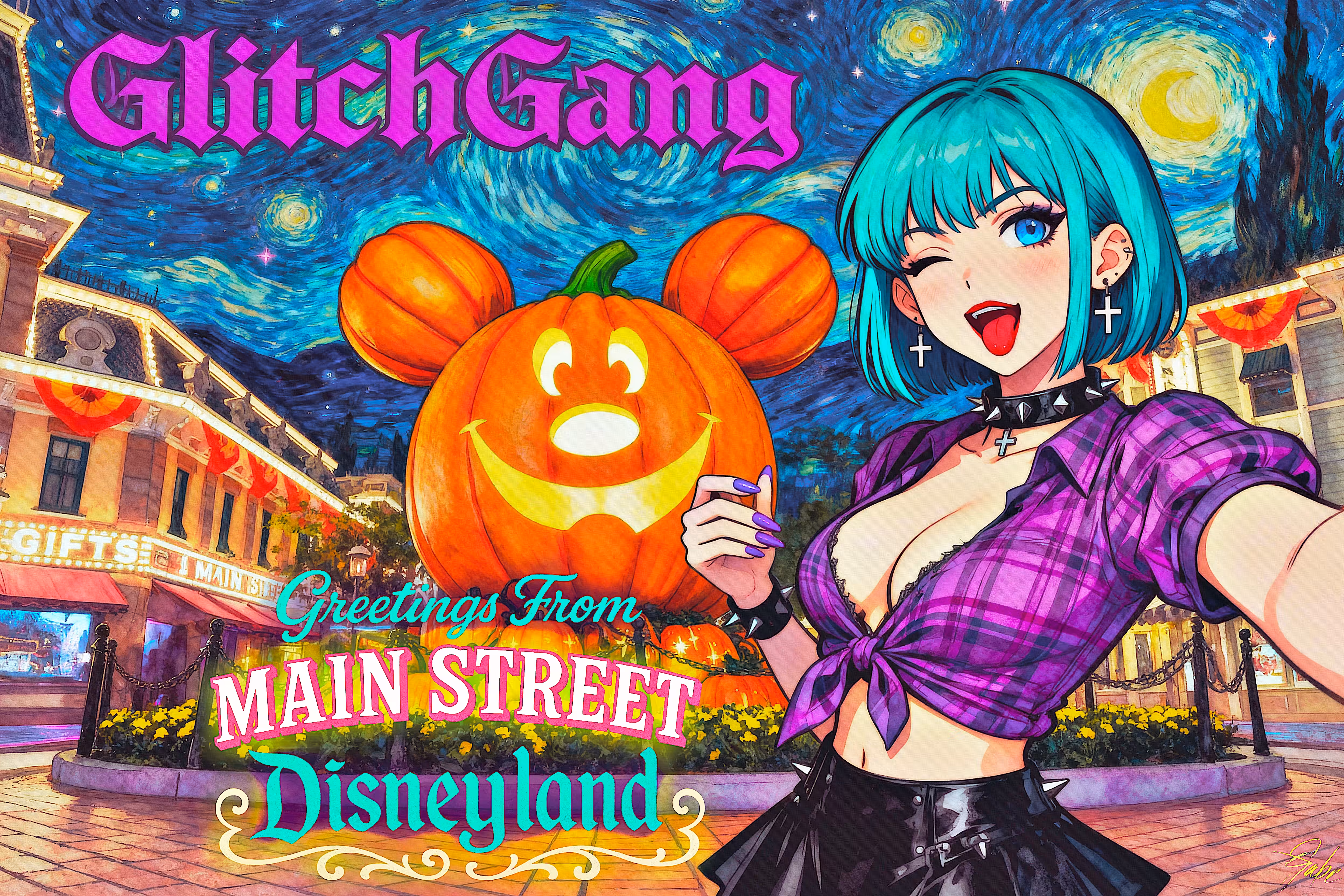 Main Street, Disneyland - Queen Glitch