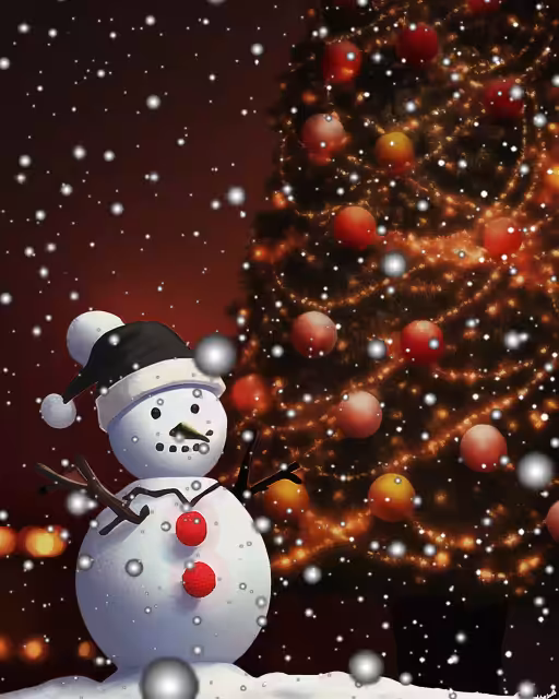 Frosty Festivities: Snowman's Christmas Tale