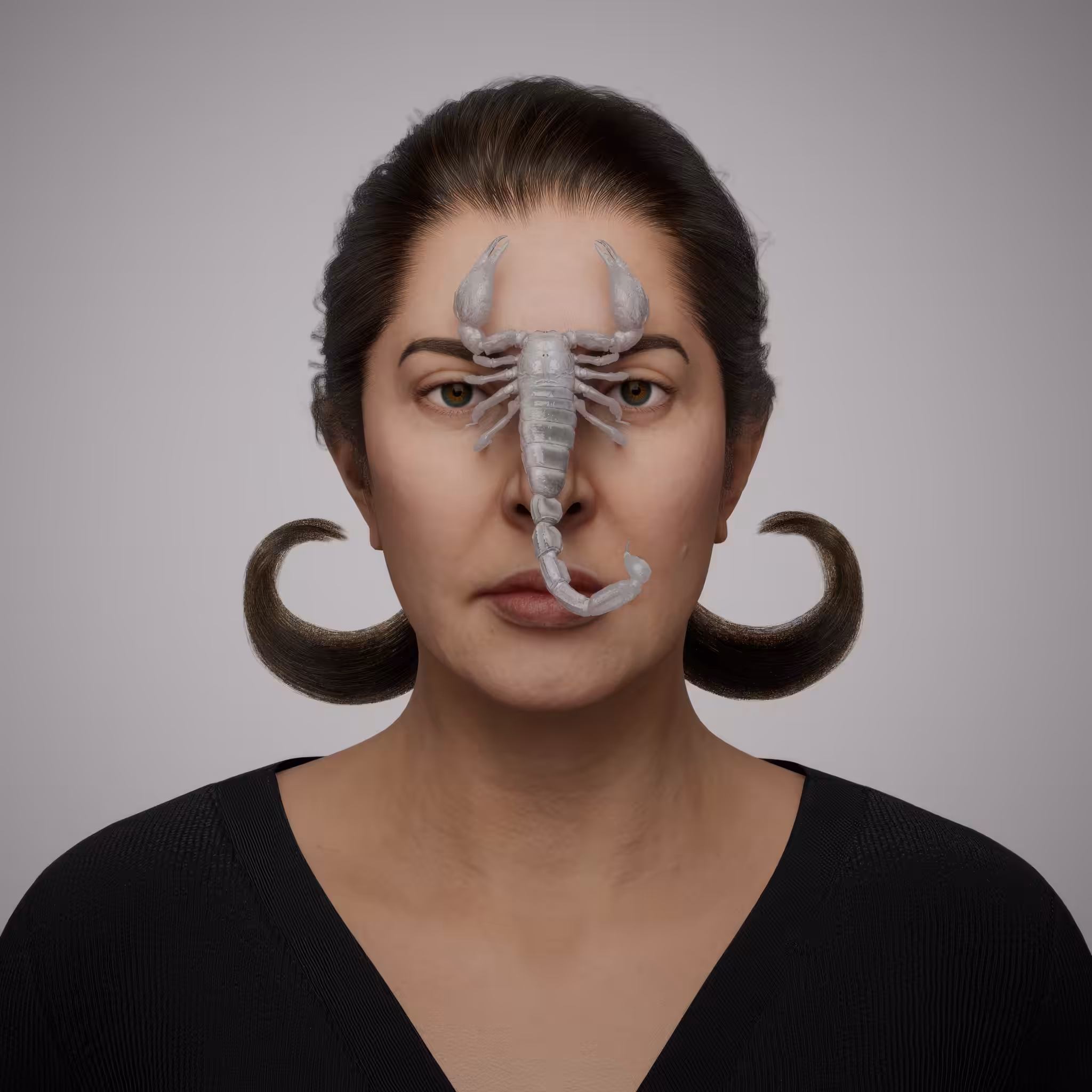 Portrait with Scorpion #594