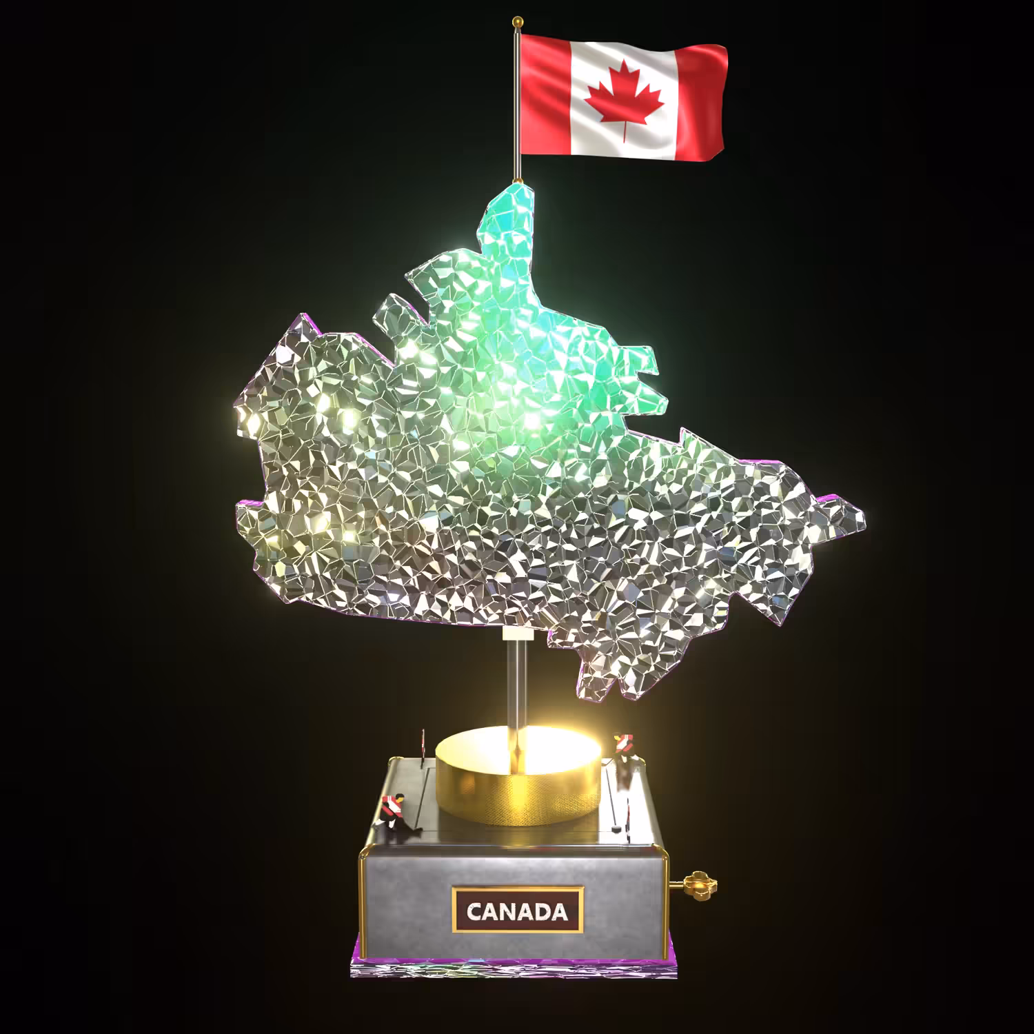 Canada NFT. Mountain crystal