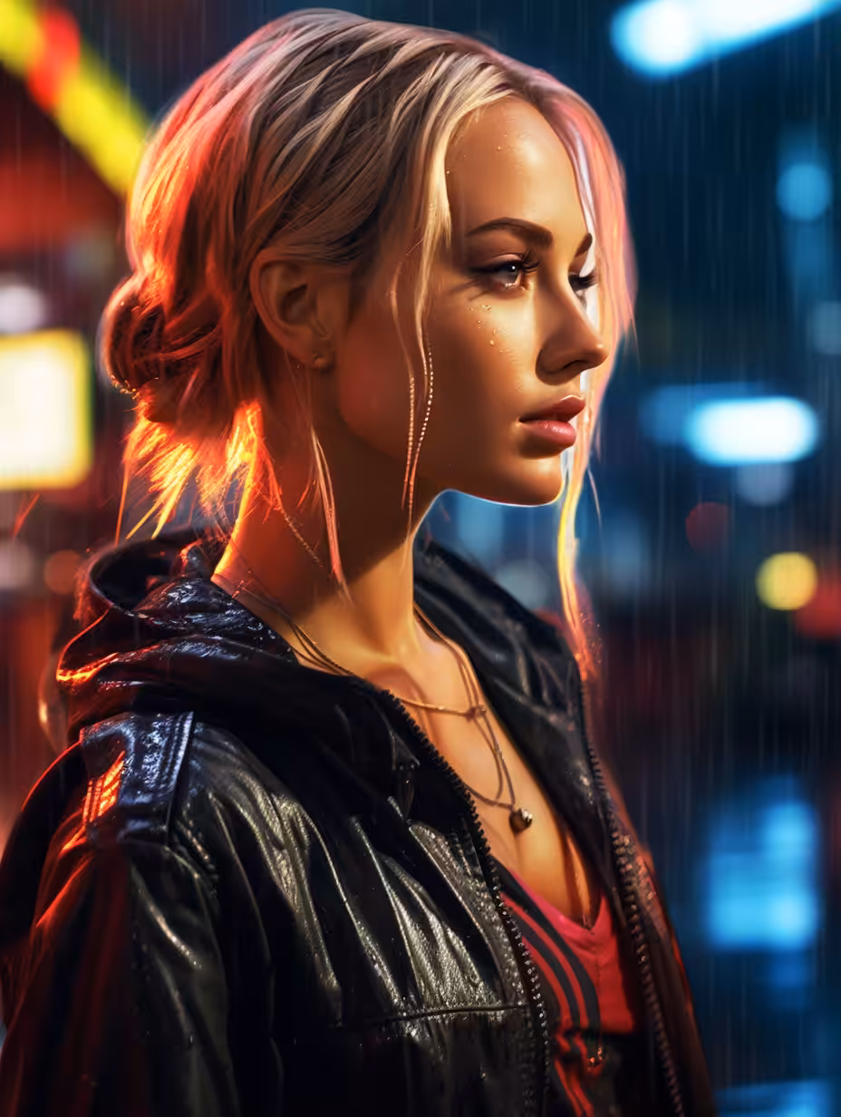 Rainy girl