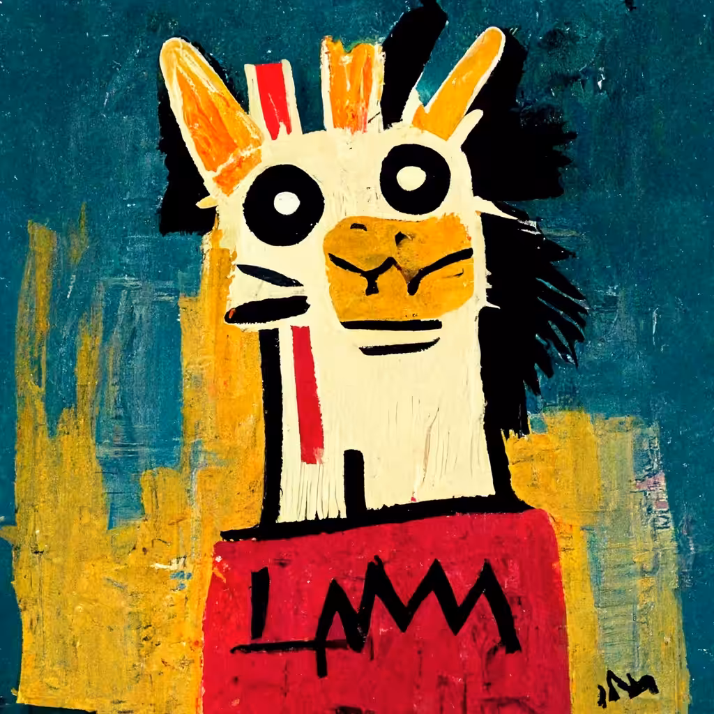 Basquiat Little Creatures: Little Creature #00055