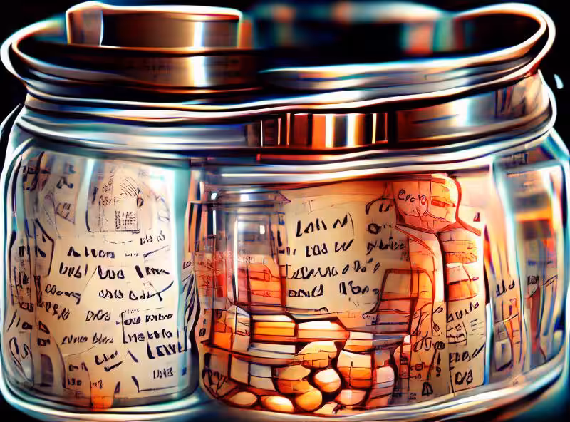 Abraham's First Works: A jar filled with cherished memories