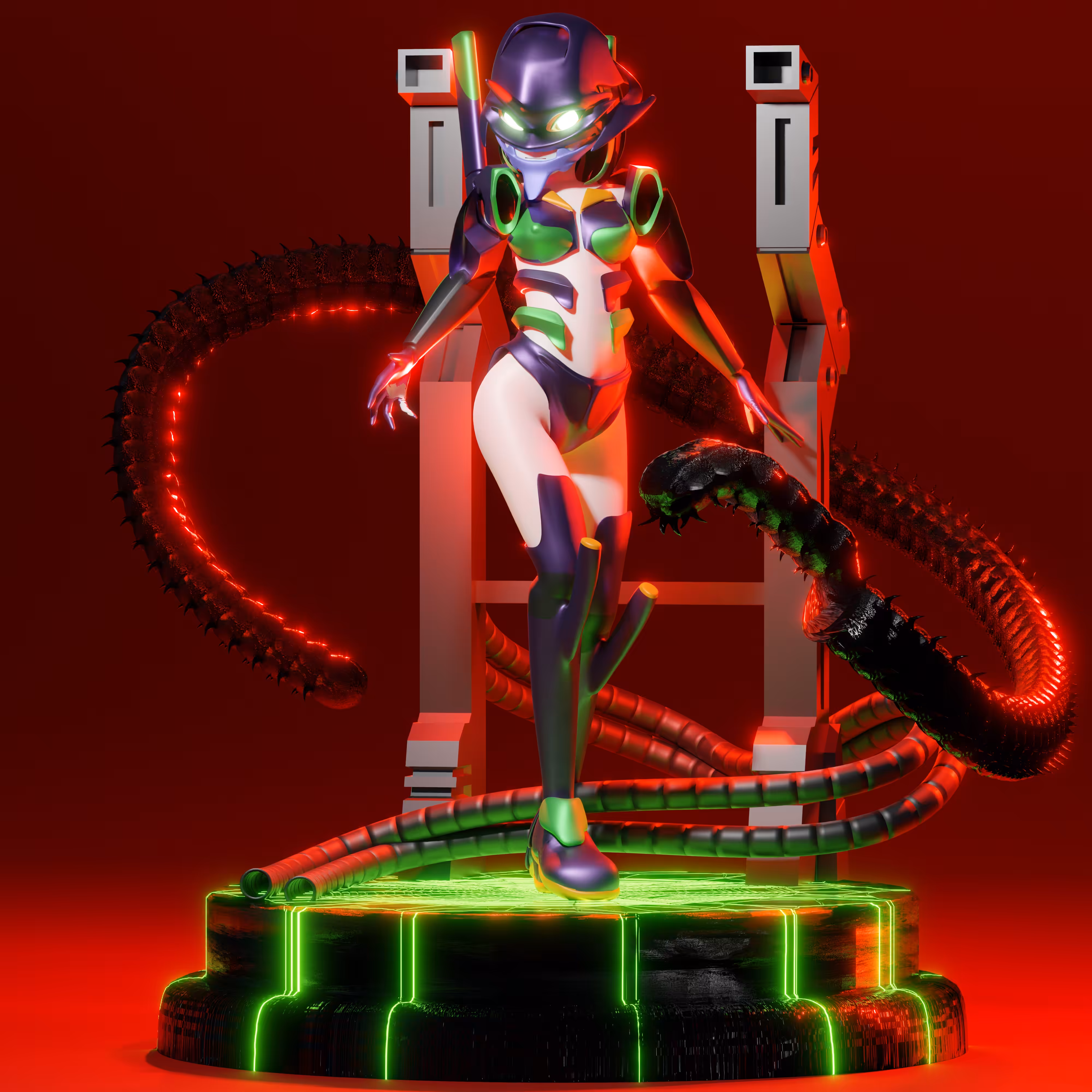 「毒少女」Doku Shōjo as Shogōki (EVA 01)