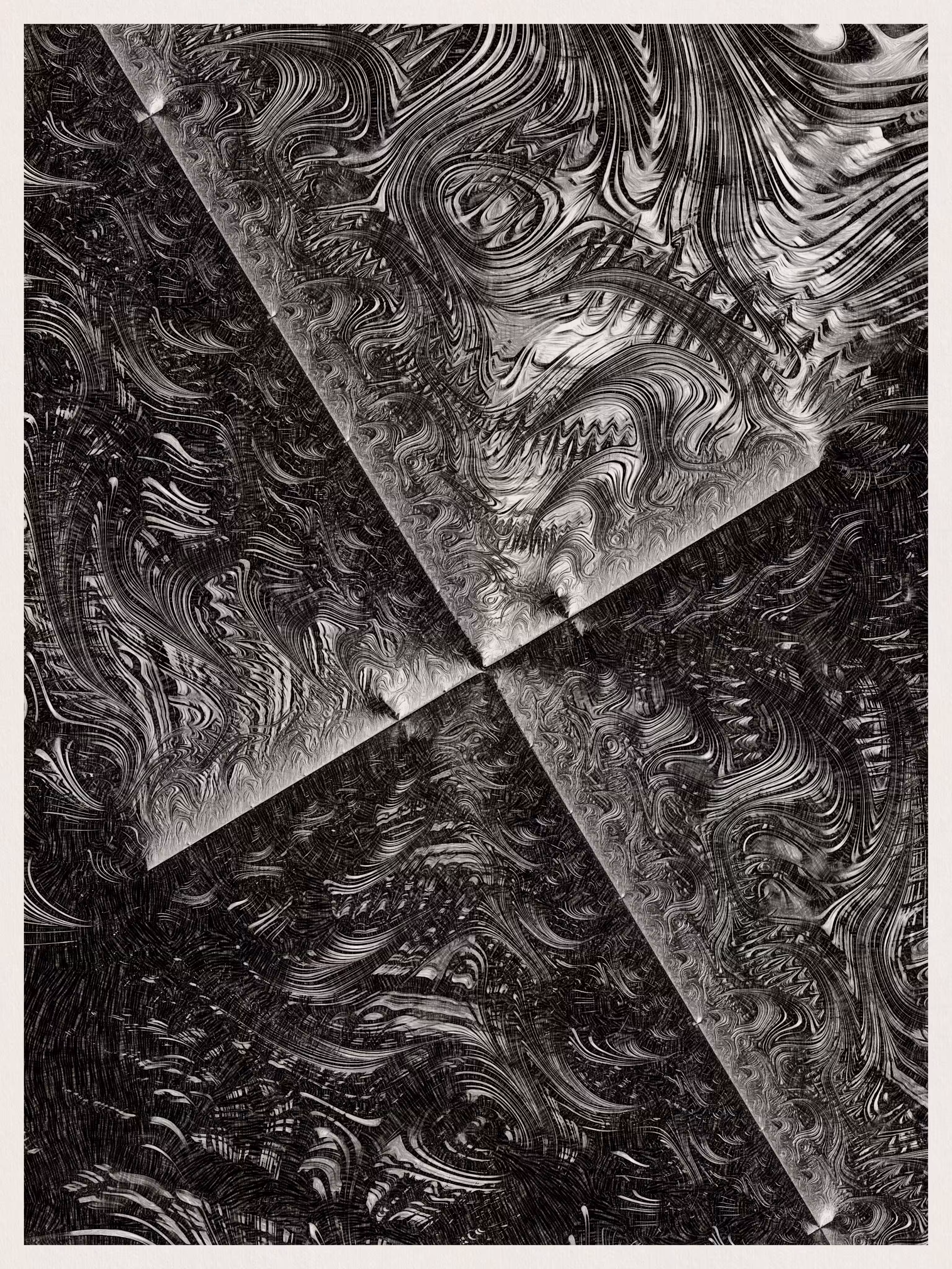 Black Cross - generative ART
