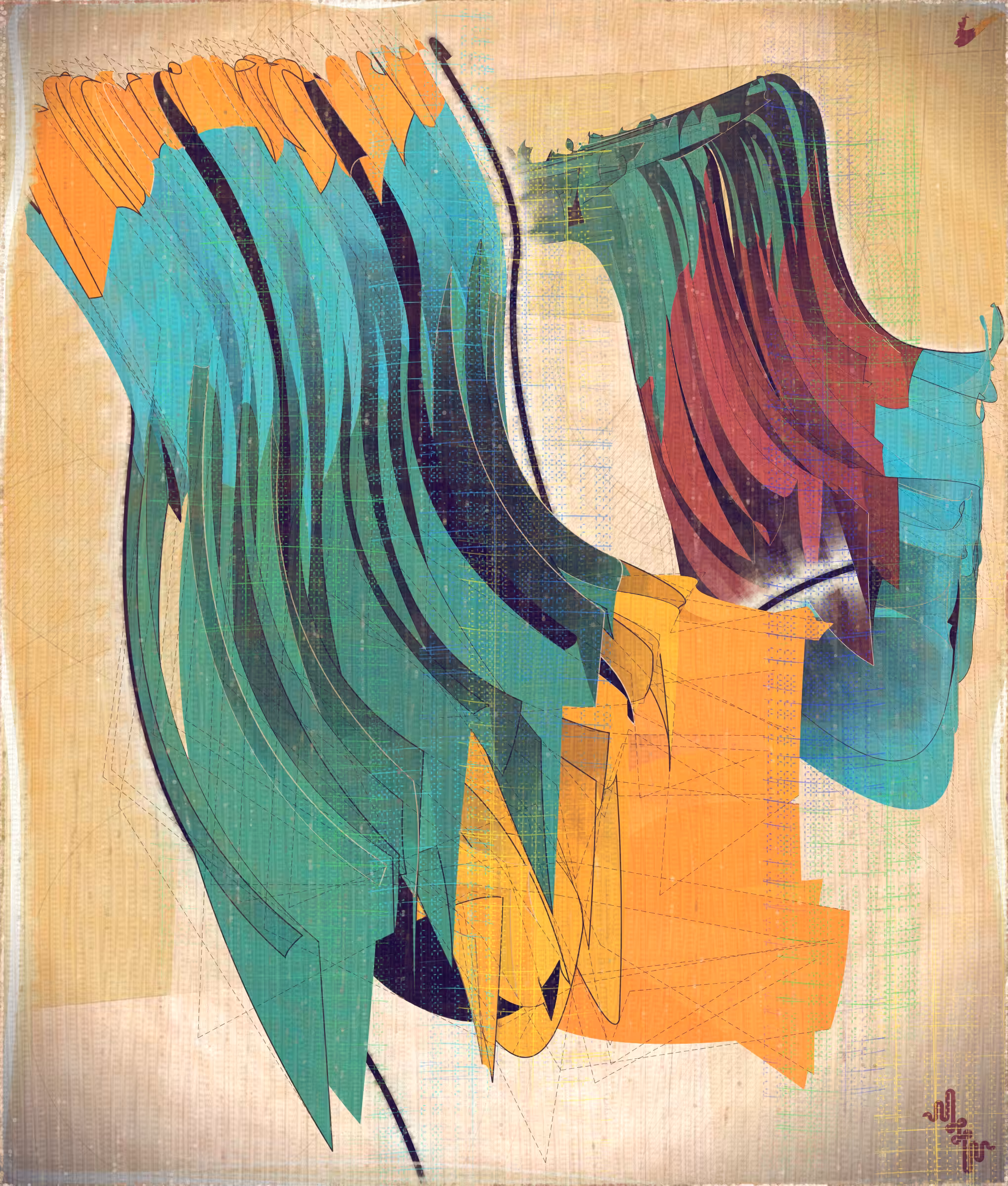 Amplitudes of Canvas #142