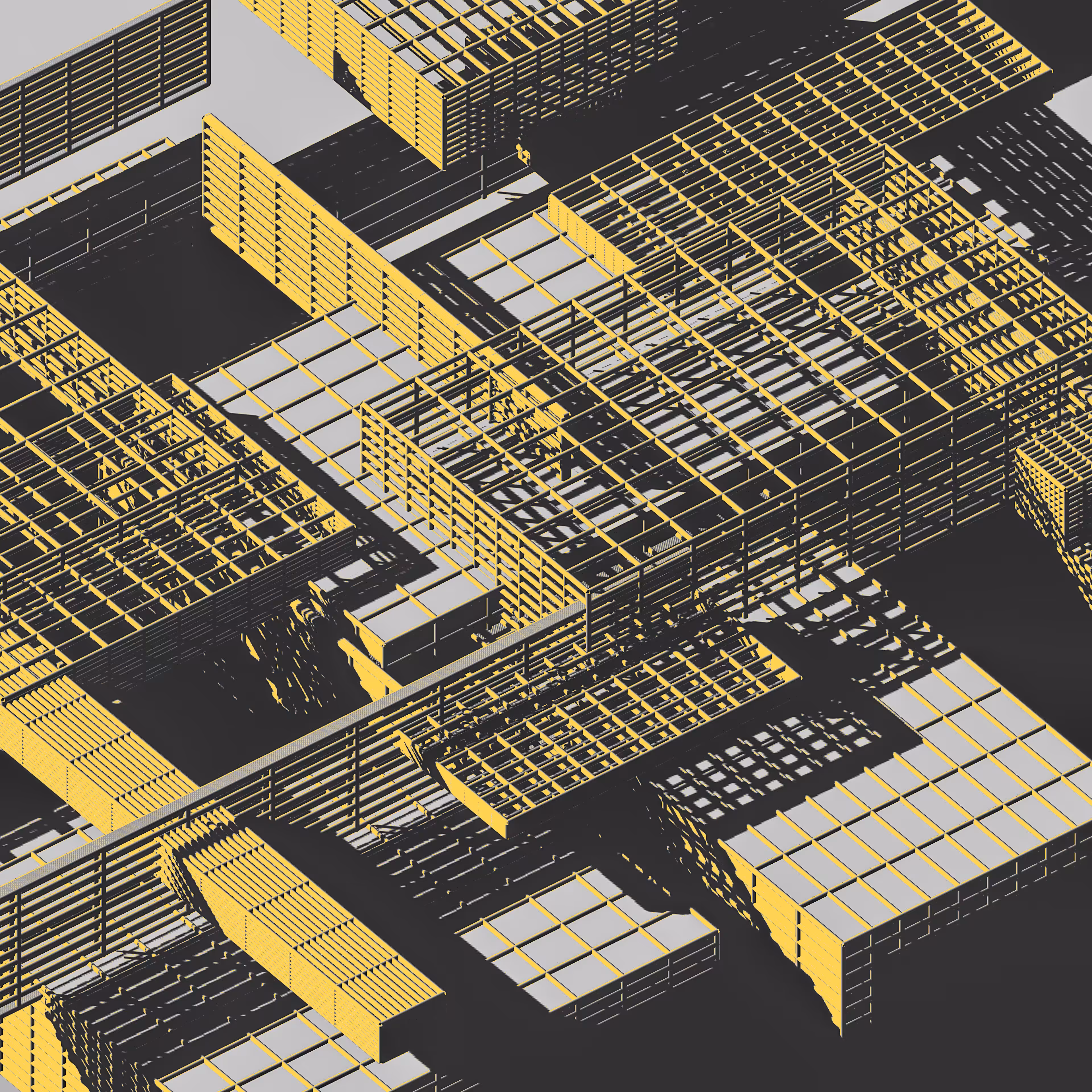 Wireframe City #001