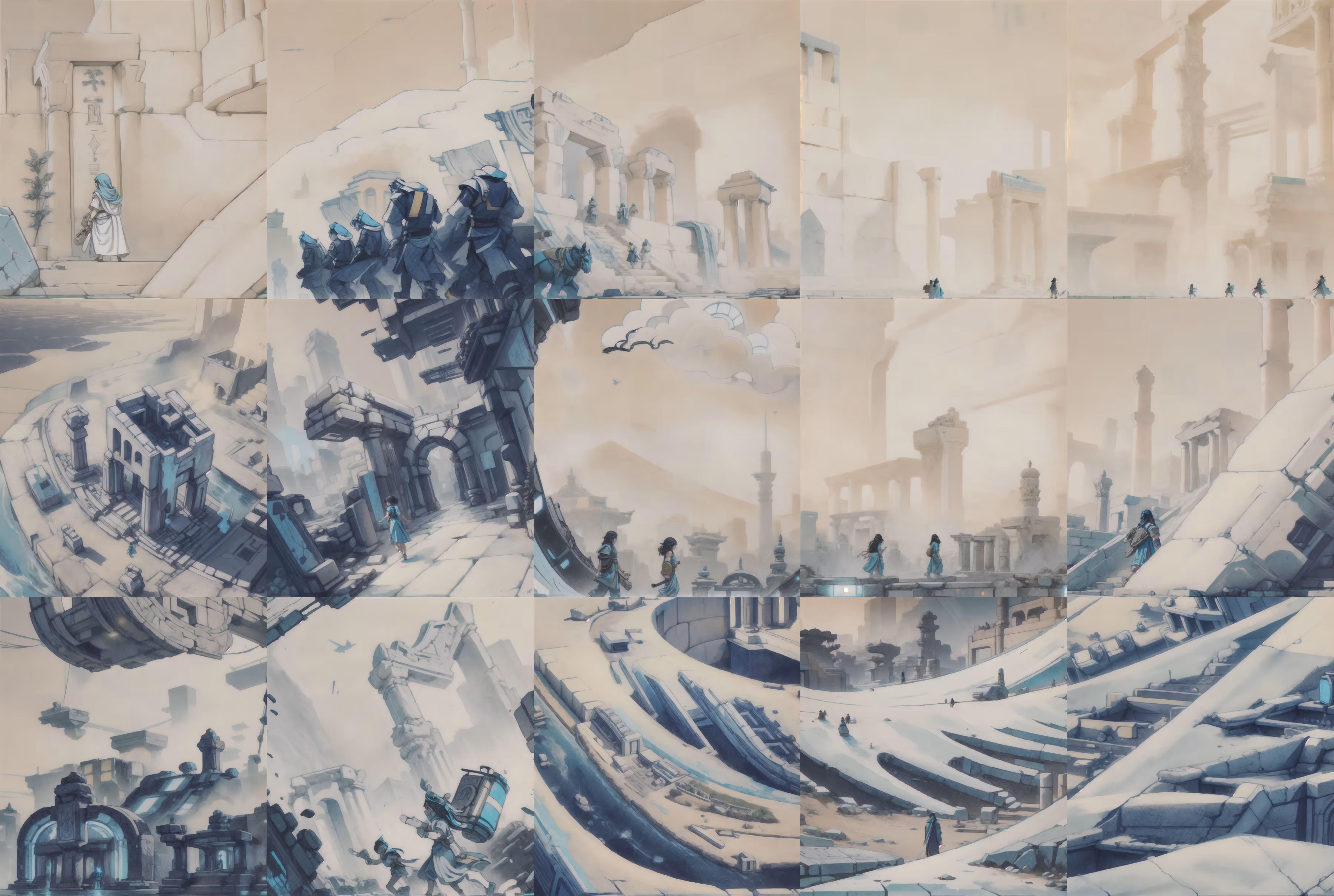 The Great Wave Fractured