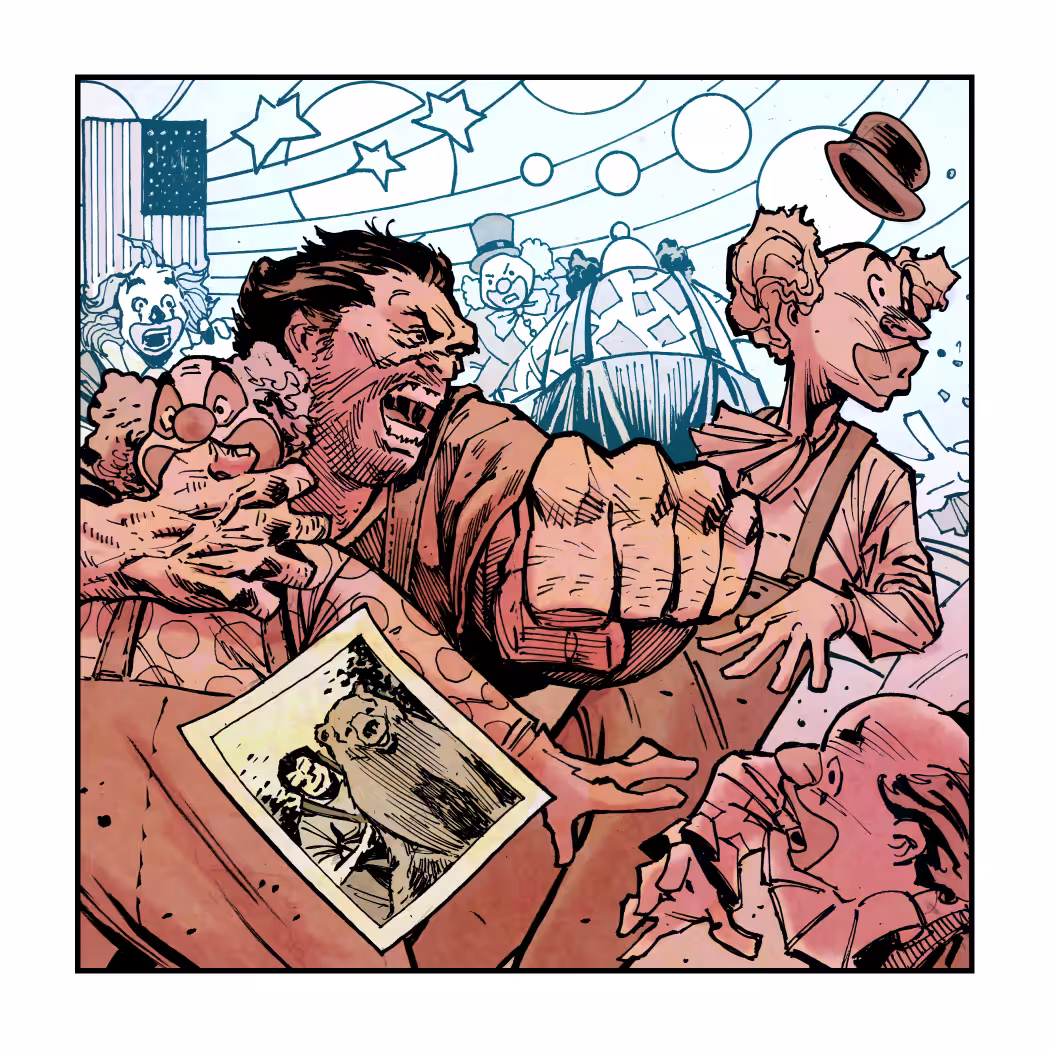 CLOWN PUNCHER...Panel One